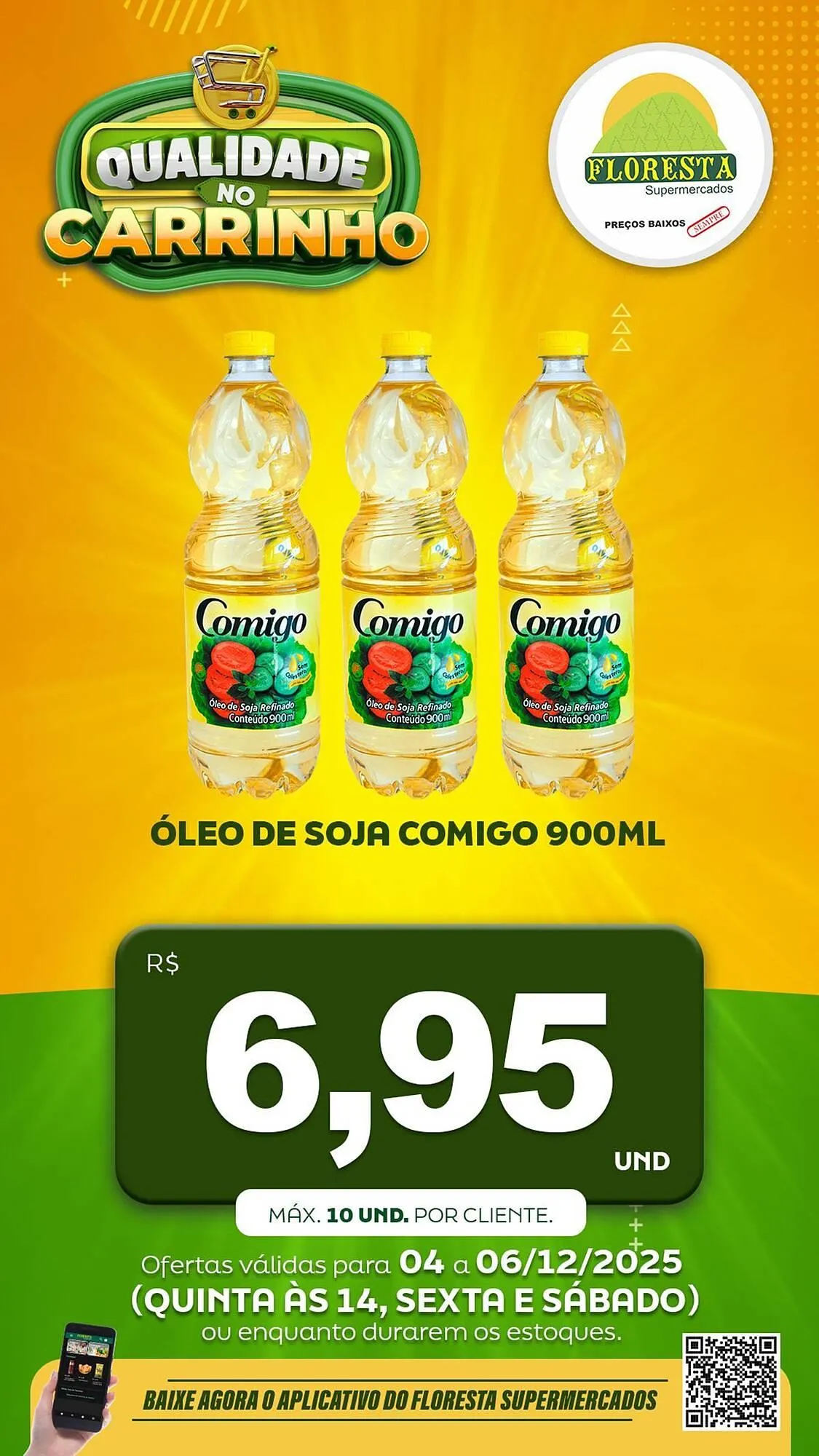 Encarte de Catálogo Floresta Supermercados 4 de dezembro até 6 de dezembro 2025 - Pagina 1