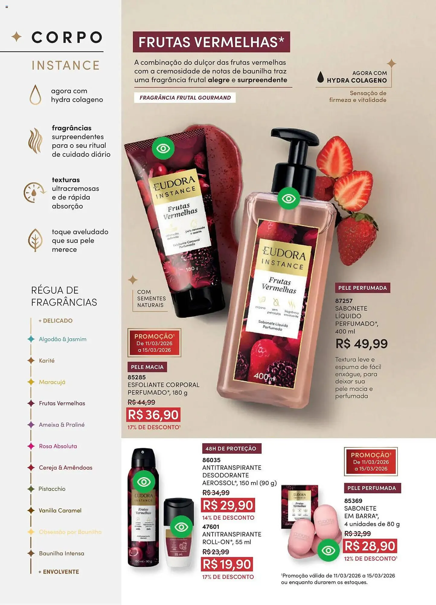 Encarte de Catálogo Eudora 11 de março até 10 de abril 2026 - Pagina 34