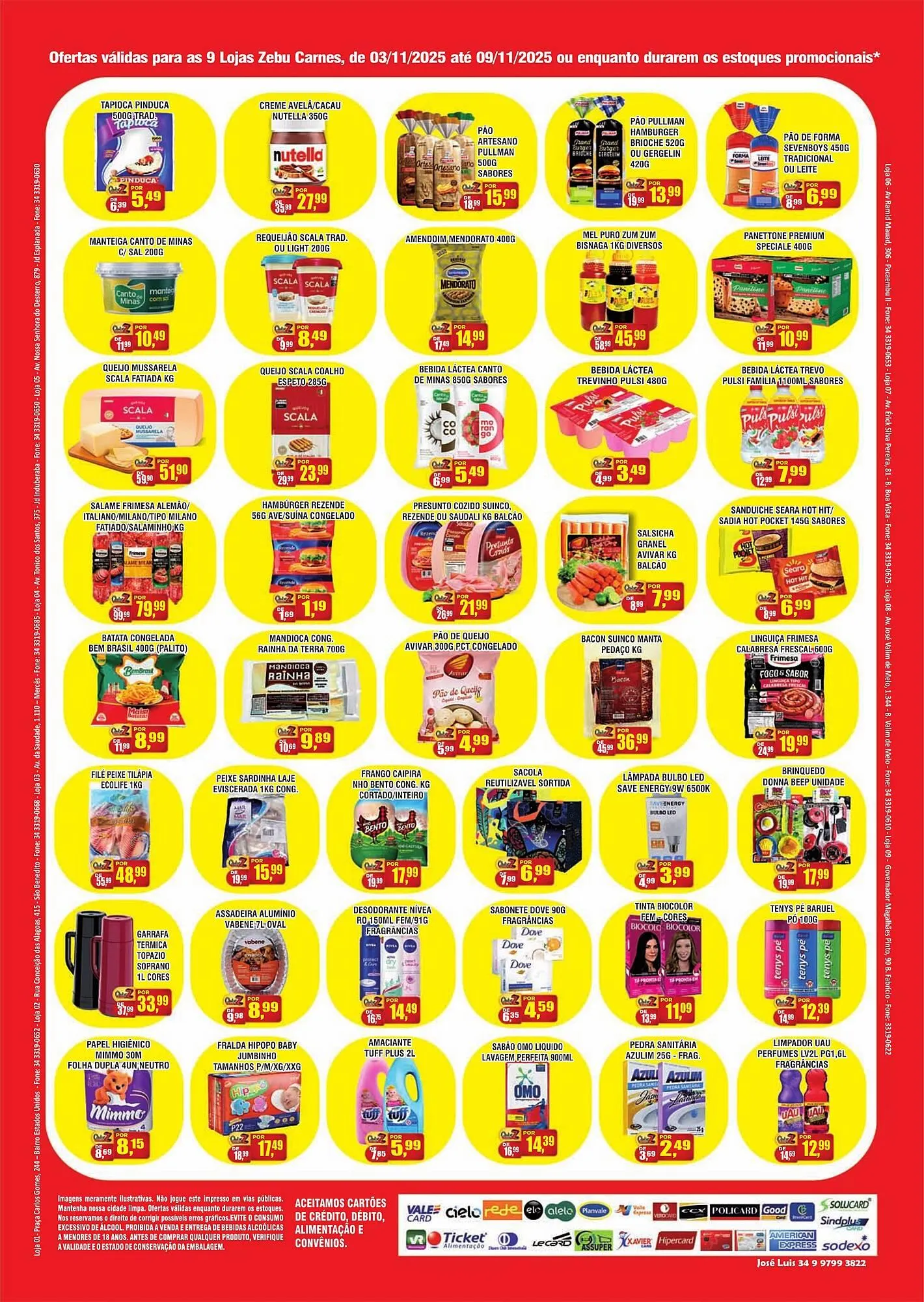 Encarte de Catálogo Zebu Carnes Supermercados 3 de novembro até 9 de novembro 2025 - Pagina 2