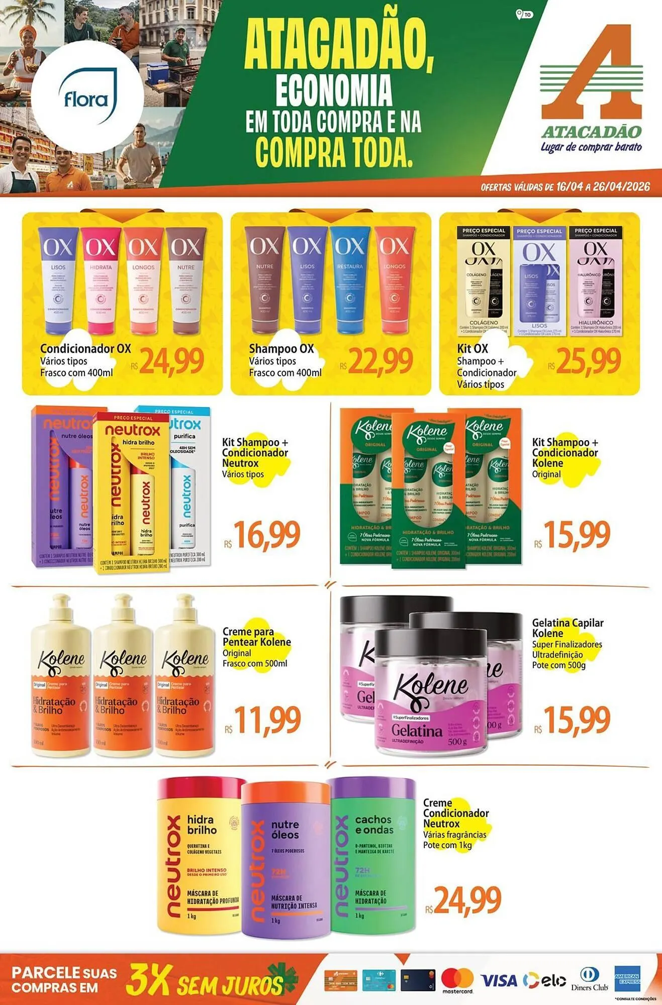 Encarte de Folheto Atacadão 16 de abril até 26 de abril 2026 - Pagina 1