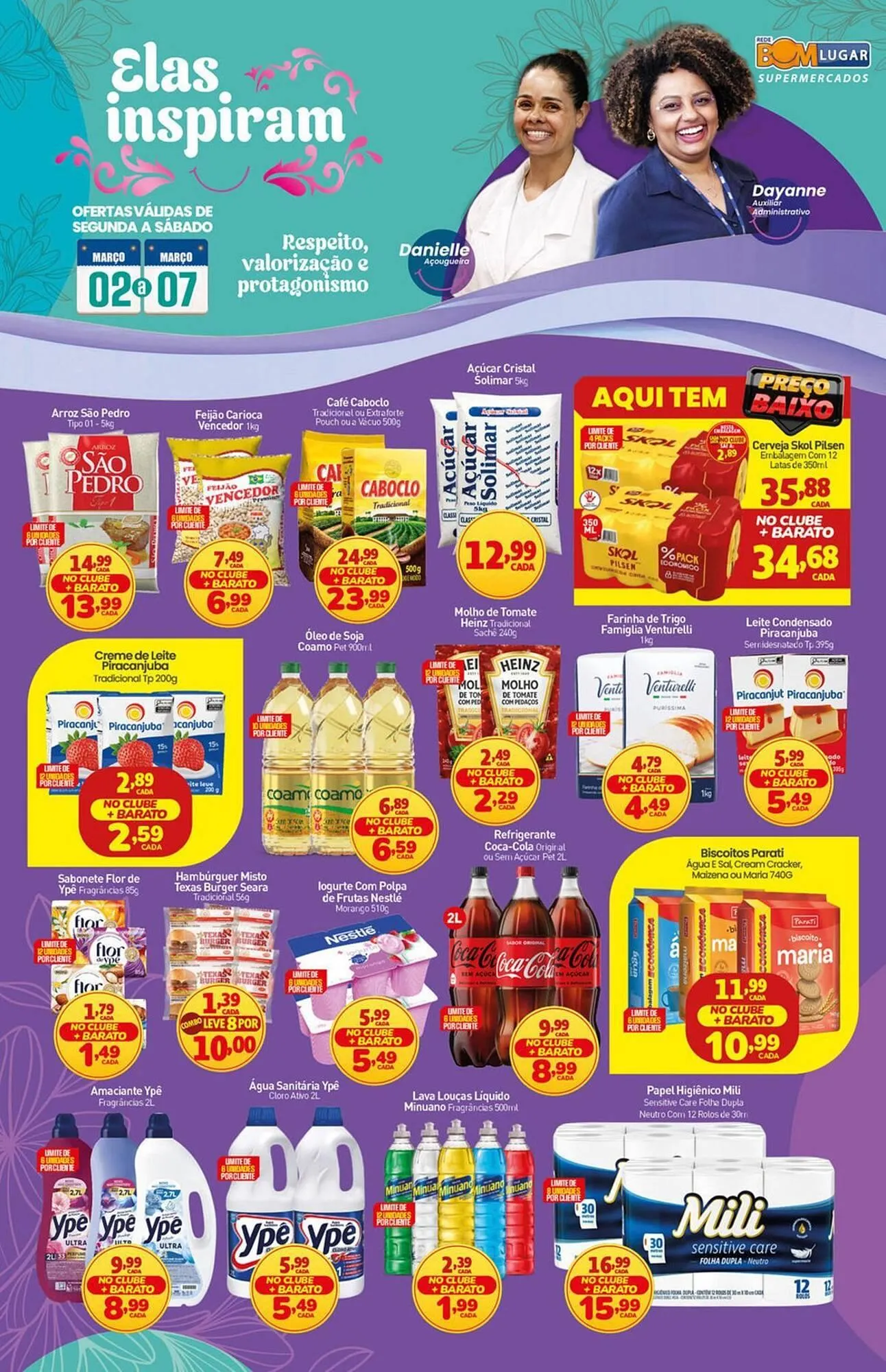 Encarte de Folheto Rede Bom Lugar 2 de março até 7 de março 2026 - Pagina 1