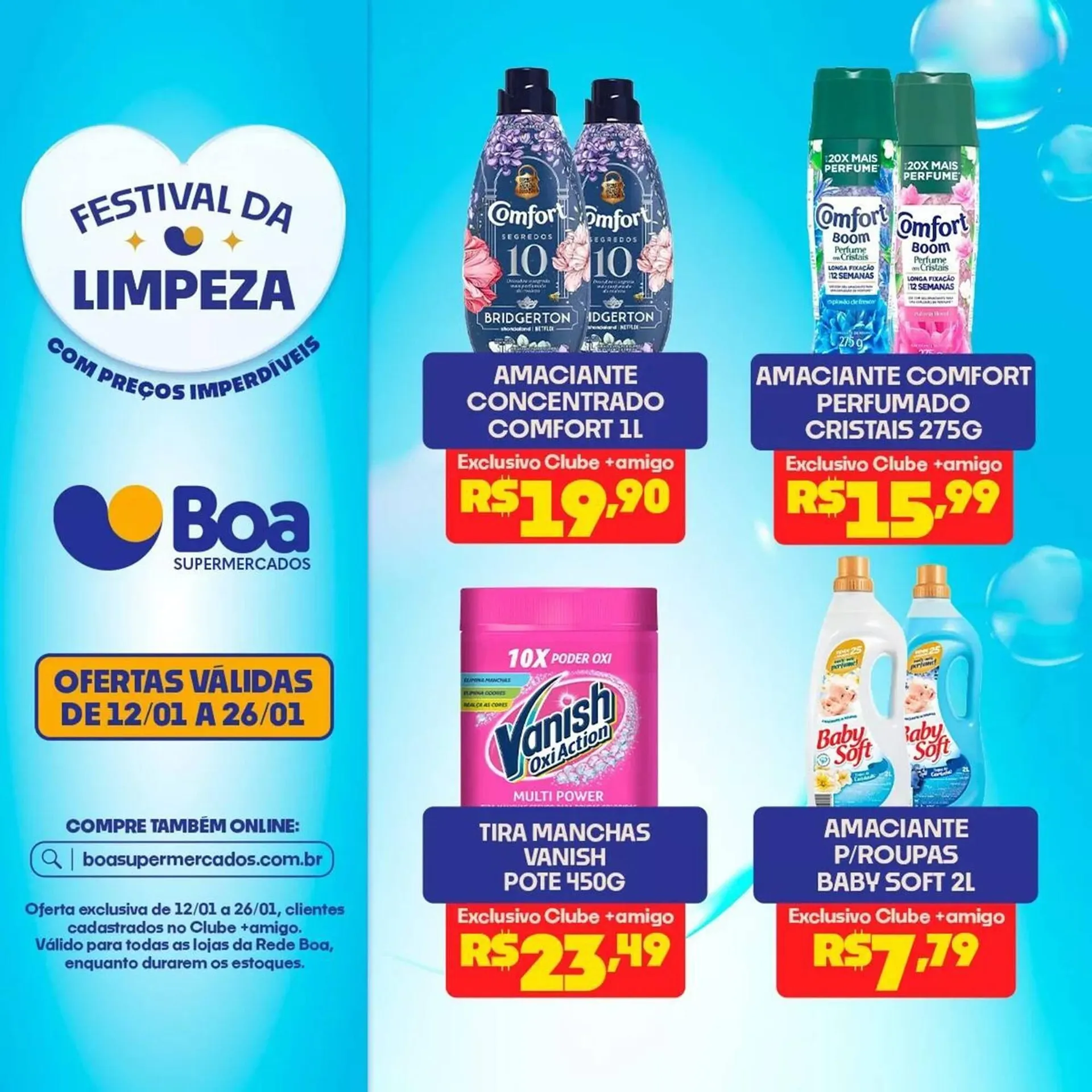 Encarte de Tabloide Boa Supermercados 12 de janeiro até 26 de janeiro 2026 - Pagina 2