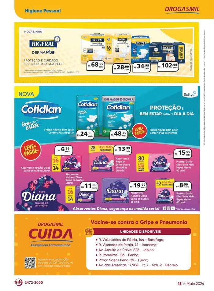 Encarte de Aniversário Drogasmil  3 de maio até 2 de junho 2024 - Pagina 15