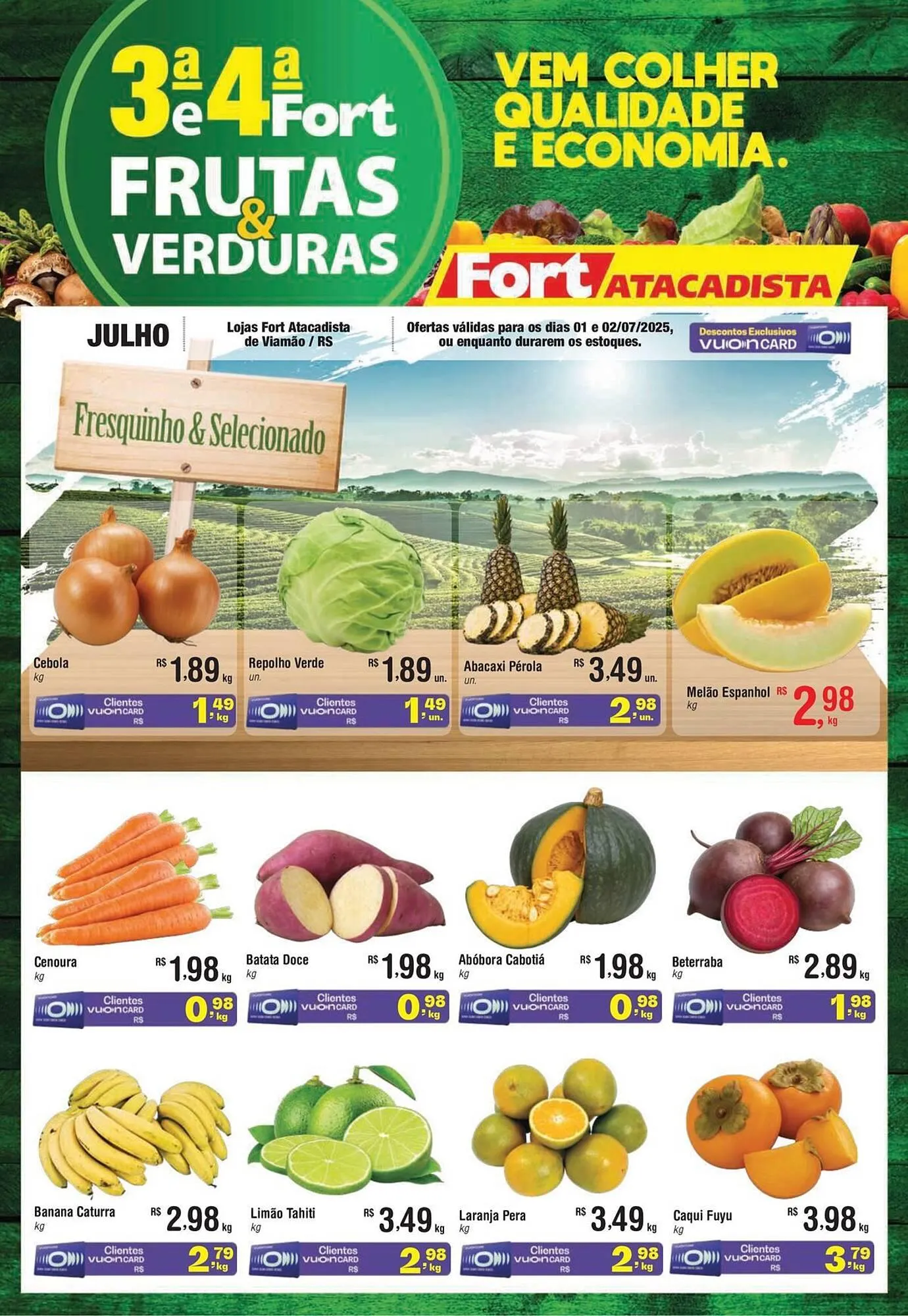 Encarte de Catálogo Fort Atacadista 1 de julho até 2 de julho 2025 - Pagina 1