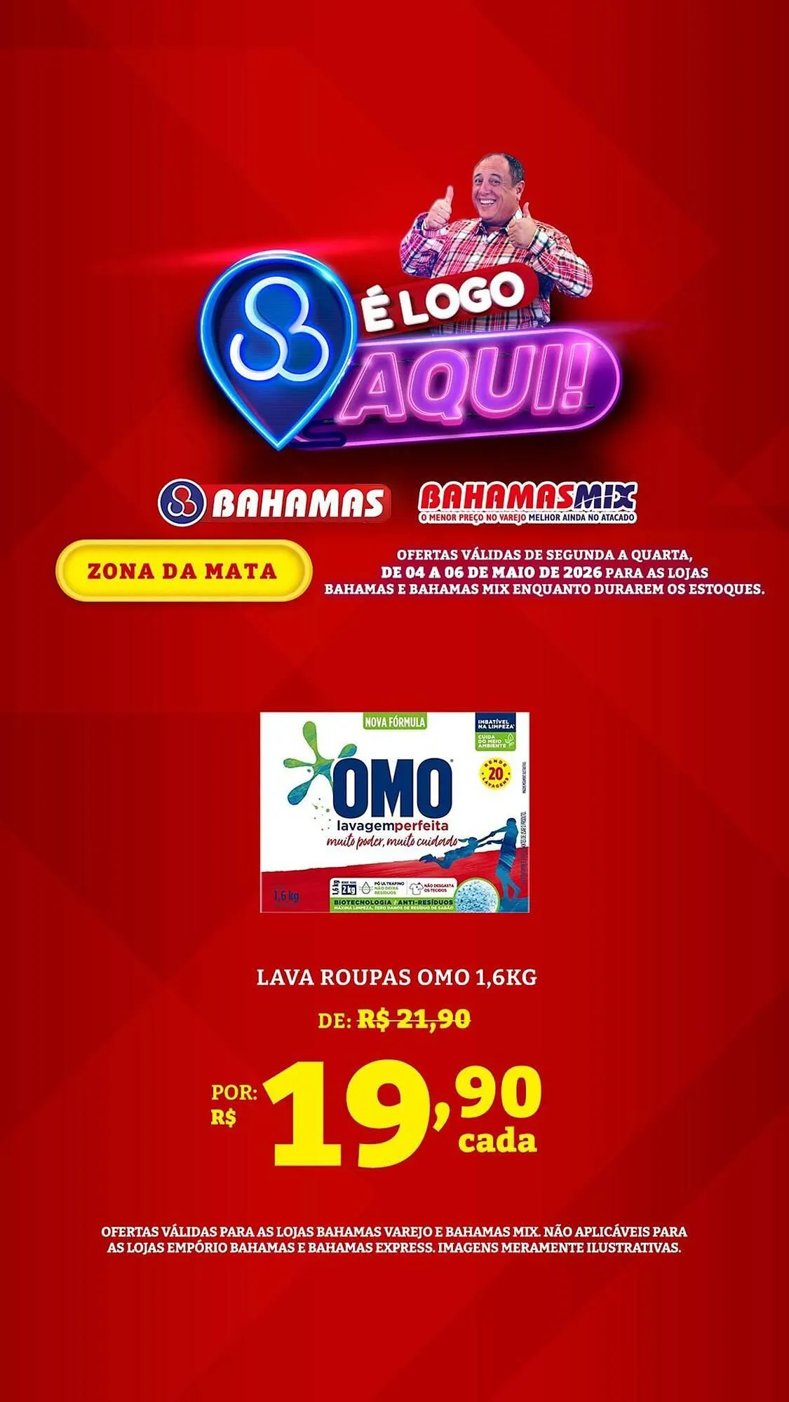 Encarte de Catálogo Bahamas Supermercados 4 de maio até 6 de maio 2026 - Pagina 2
