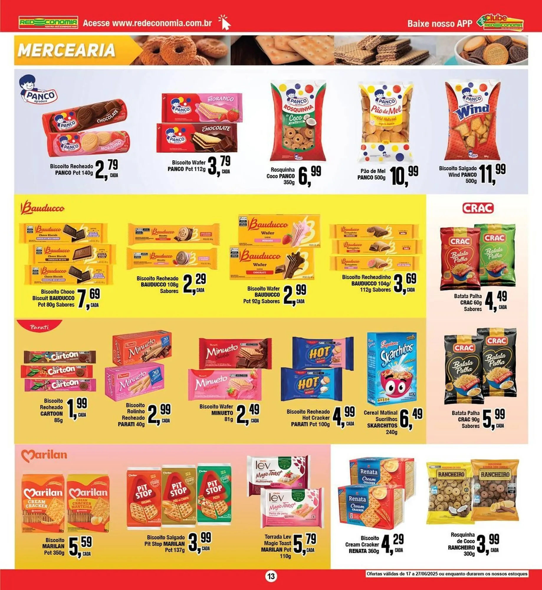 Encarte de Catálogo Rede Economia 27 de junho até 29 de junho 2025 - Pagina 13