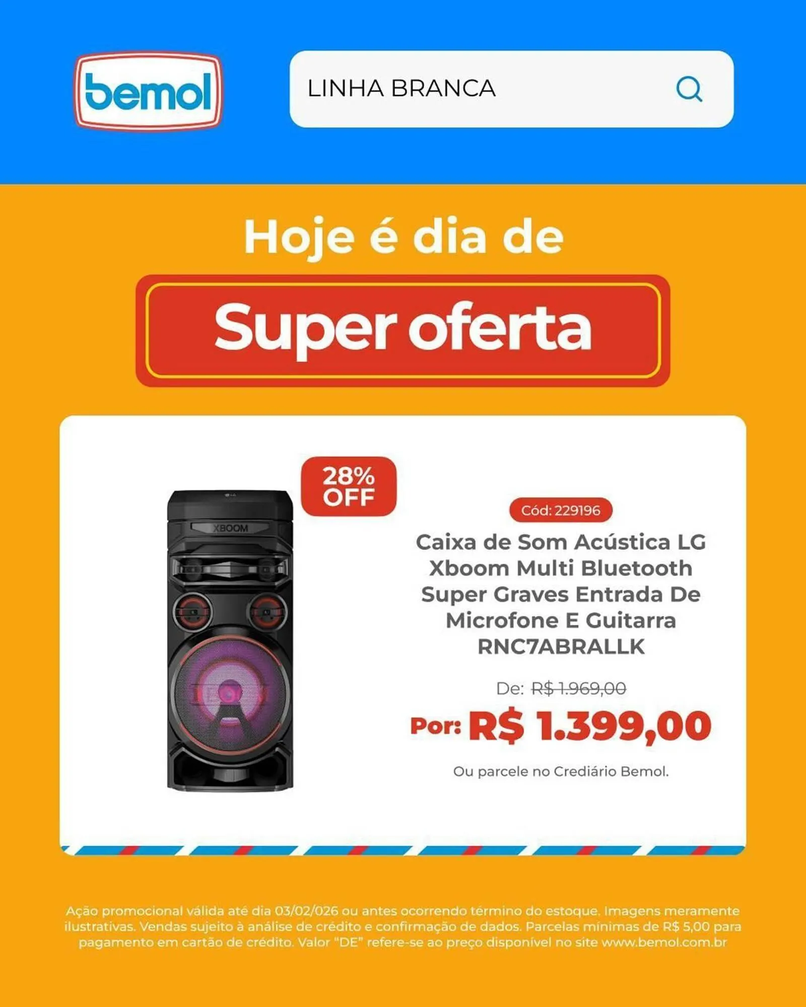 Encarte de Encarte Bemol 3 de fevereiro até 3 de fevereiro 2026 - Pagina 5