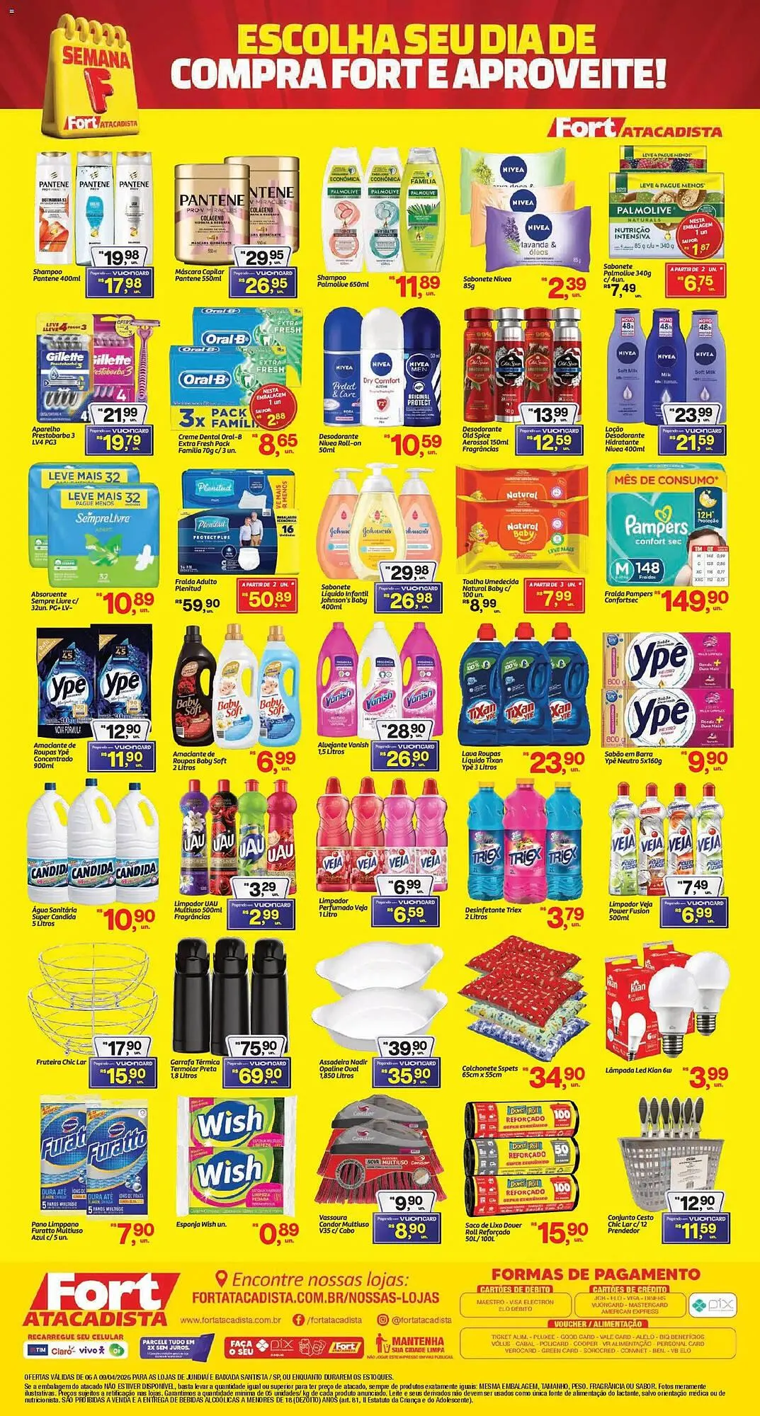 Encarte de Tabloide Fort Atacadista 6 de abril até 9 de abril 2026 - Pagina 4