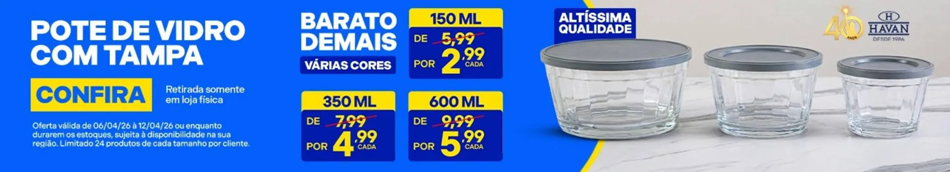 Encarte de Catálogo Lojas Havan 7 de abril até 12 de abril 2026 - Pagina 8