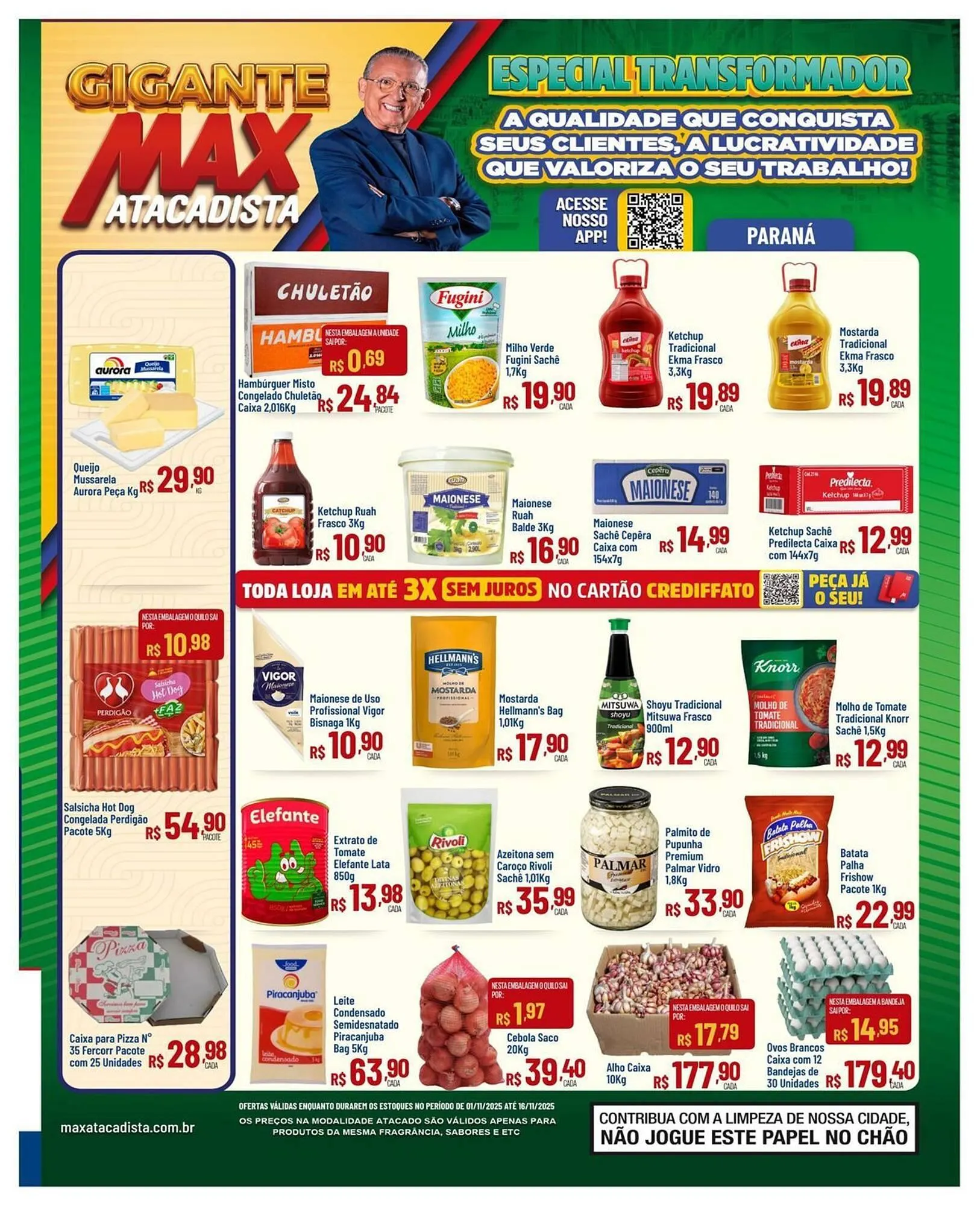 Encarte de Encarte Muffato 1 de novembro até 16 de novembro 2025 - Pagina 1