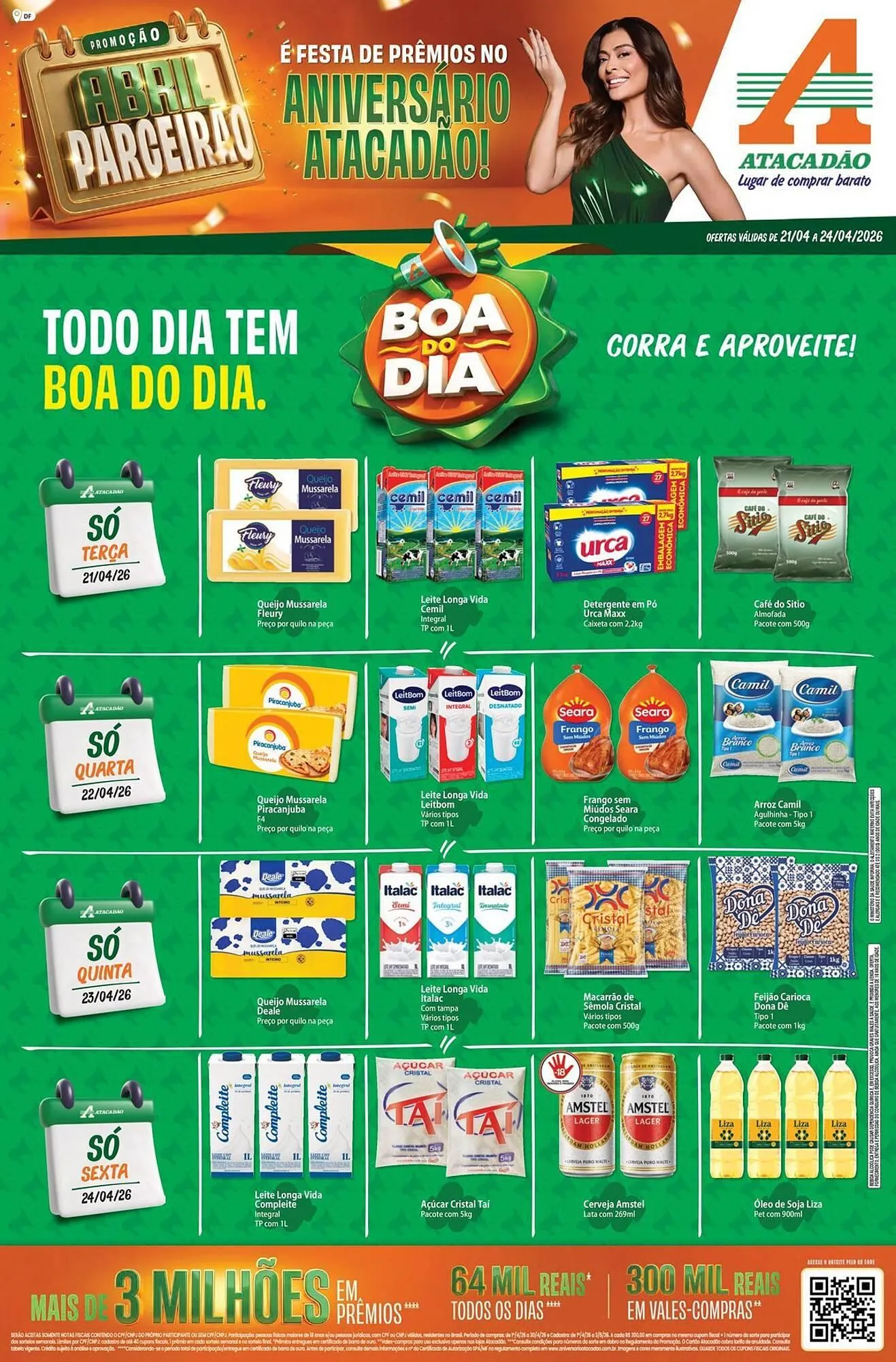 Encarte de Folheto Atacadão 21 de abril até 24 de abril 2026 - Pagina 1