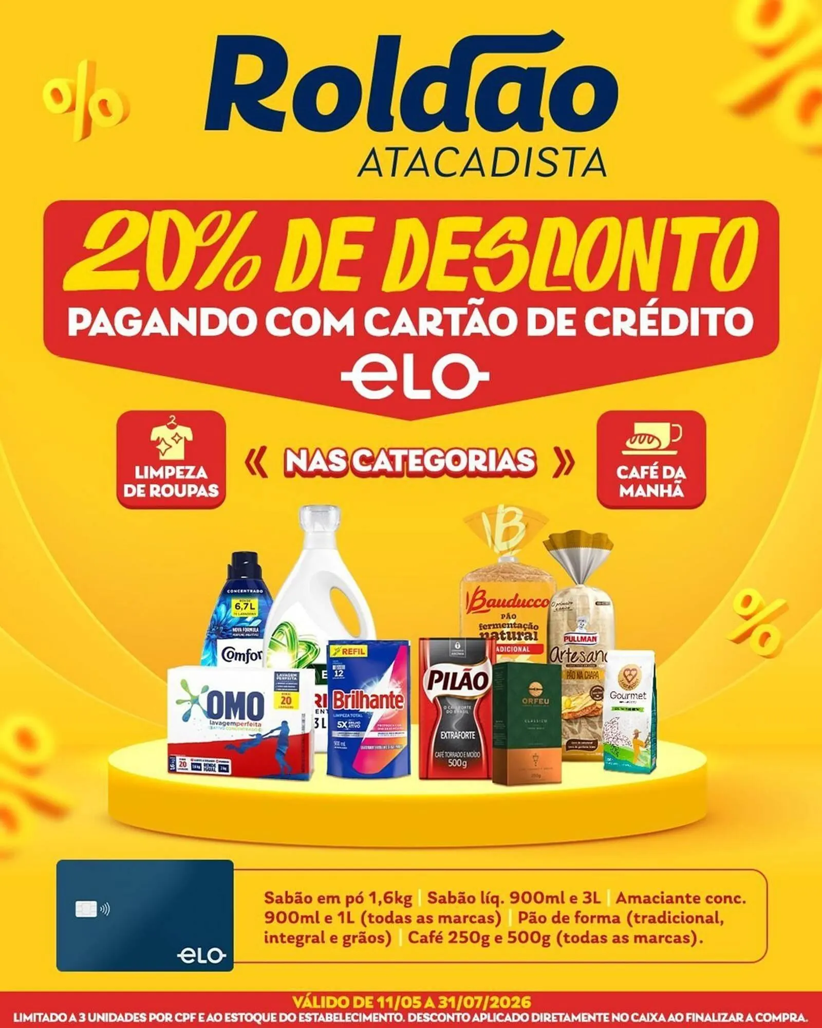 Encarte de Folheto Roldão 11 de maio até 31 de julho 2026 - Pagina 1