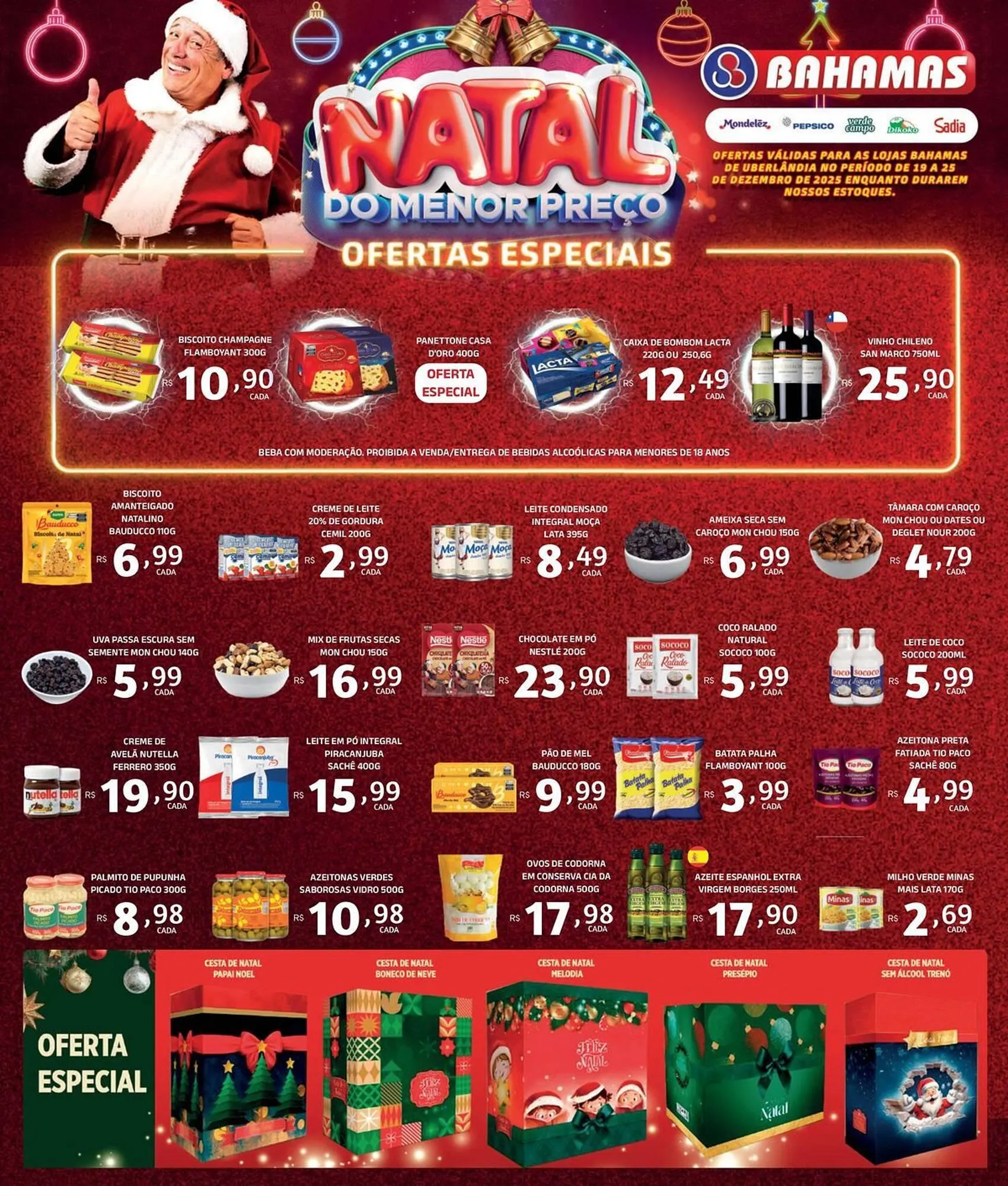 Encarte de Catálogo Bahamas Supermercados 22 de dezembro até 25 de dezembro 2025 - Pagina 1