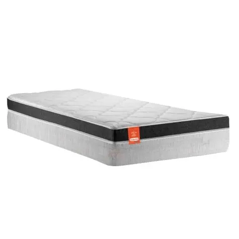 Colchão Solteiro Molas Ensacadas Real 88x188x27cm Cinza / Grafite - Suporta até 130Kg por Pessoa