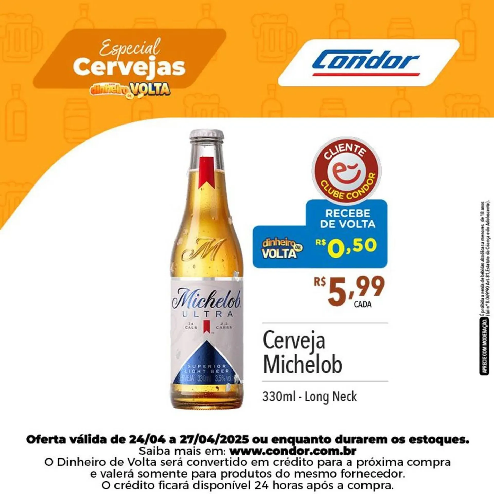 Encarte de Catálogo Supermercados Condor 25 de abril até 27 de abril 2025 - Pagina 3
