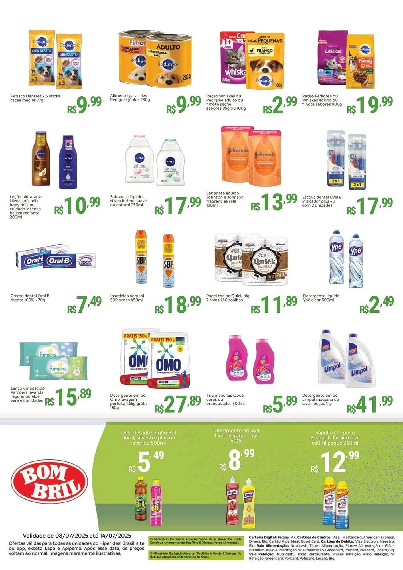 Encarte de Catálogo Hiperideal Supermercados 7 de julho até 14 de julho 2025 - Pagina 4
