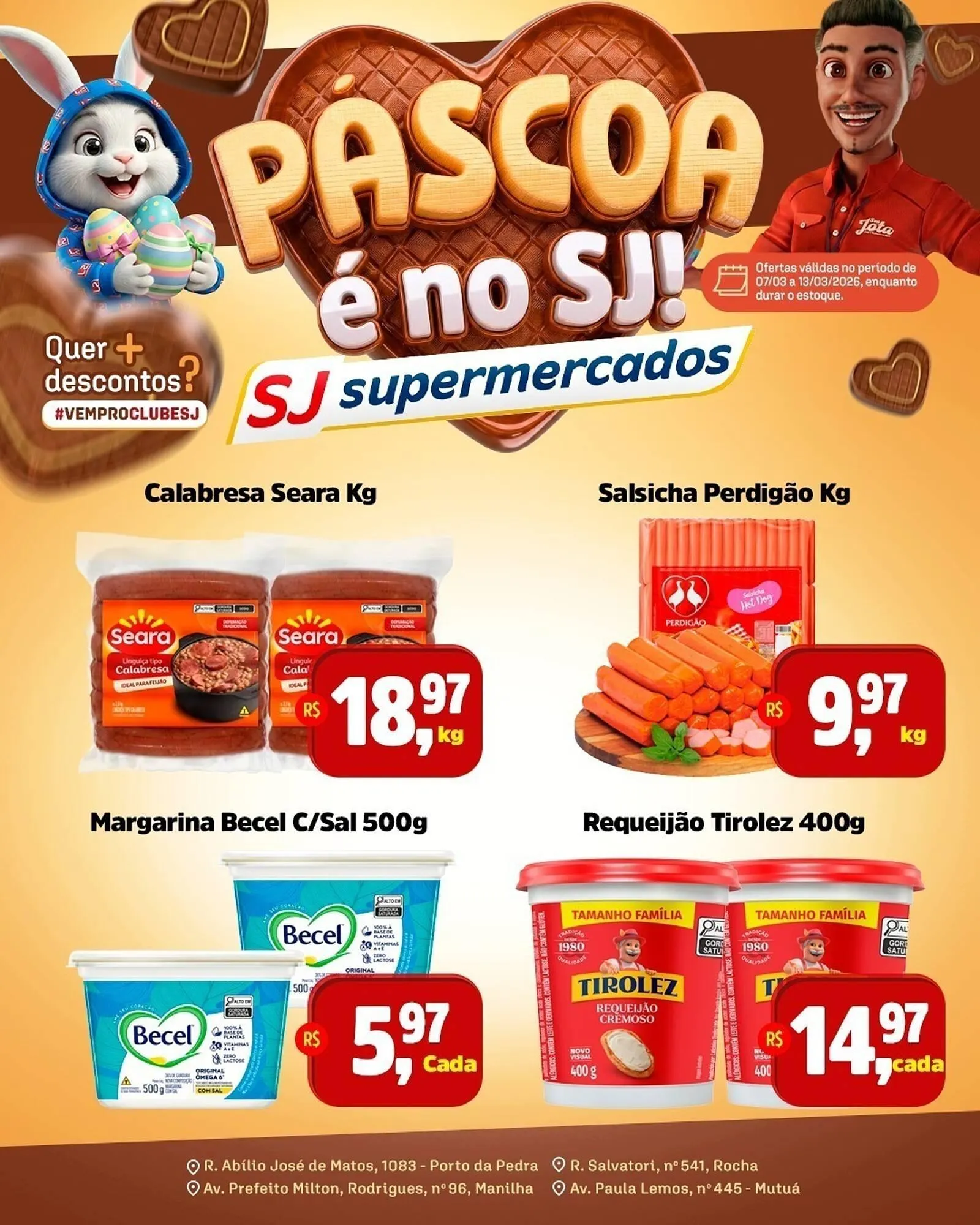 Encarte de Encarte Sj Supermercados 6 de março até 13 de março 2026 - Pagina 3