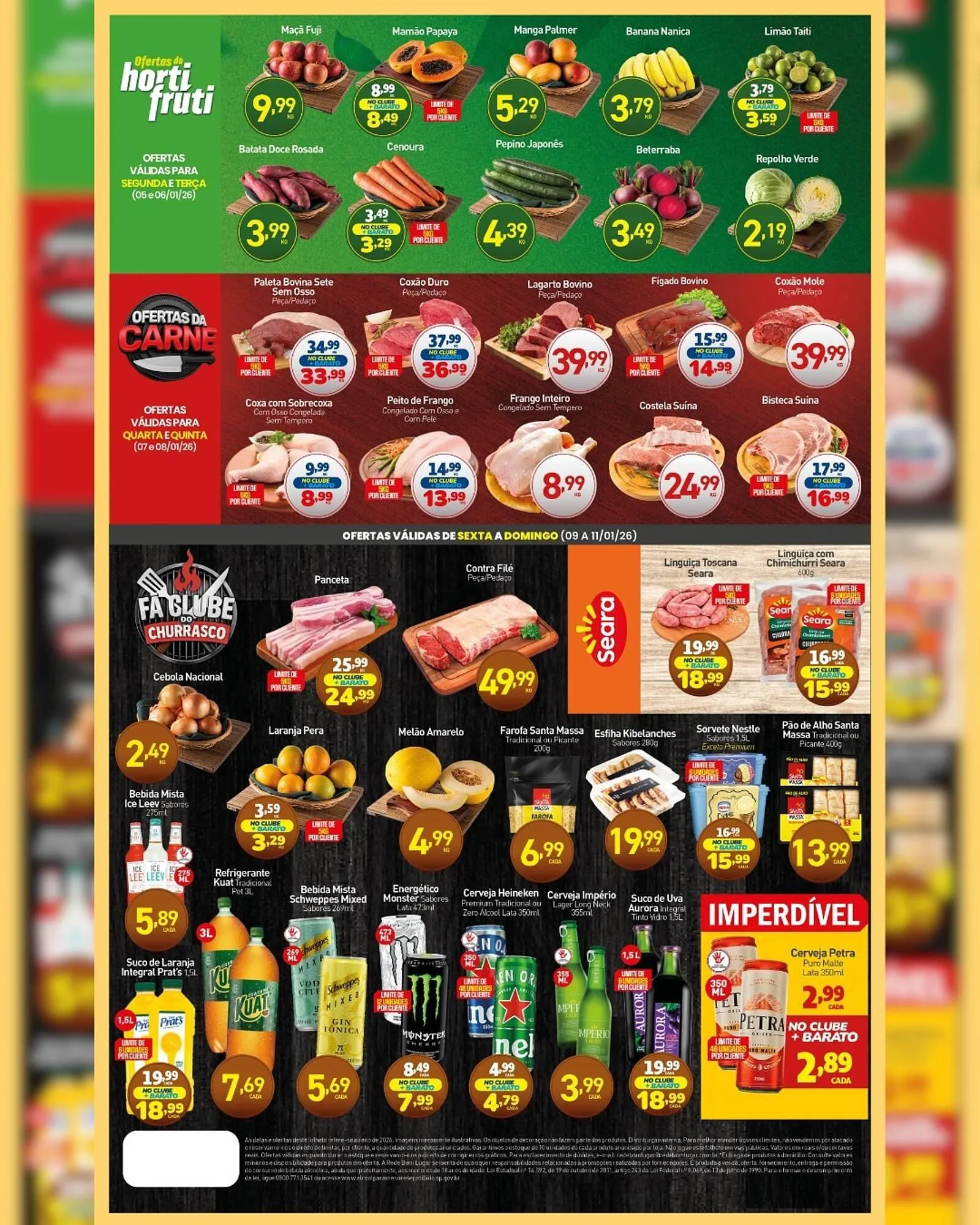 Encarte de Folheto Rede Bom Lugar 5 de janeiro até 10 de janeiro 2026 - Pagina 5