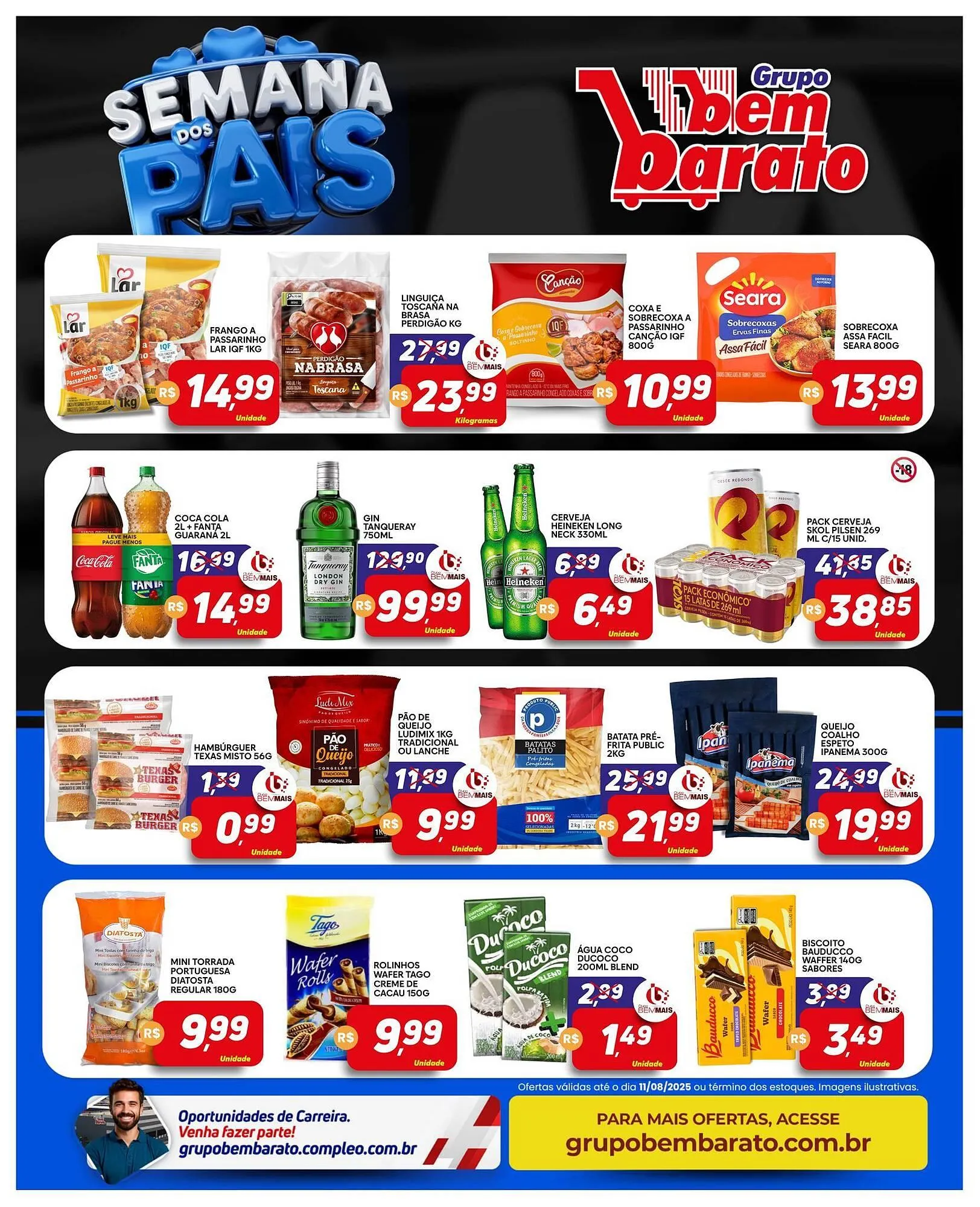 Encarte de Catálogo Supermercado Bem Barato 7 de agosto até 11 de agosto 2025 - Pagina 2