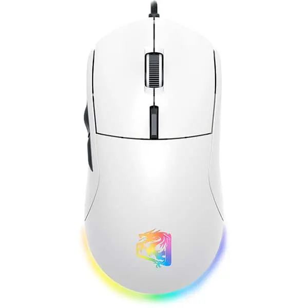 Mouse gamer USB, Ceres Pro Hyperlight, 12800 DPI, Conexão USB, Branco, 12800 DPI, 6 botões programáveis, Sensor óptico, Elg - CX 1 UN