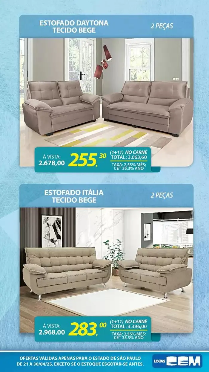 Encarte de Encarte Lojas Cem 18 de abril até 30 de abril 2025 - Pagina 89