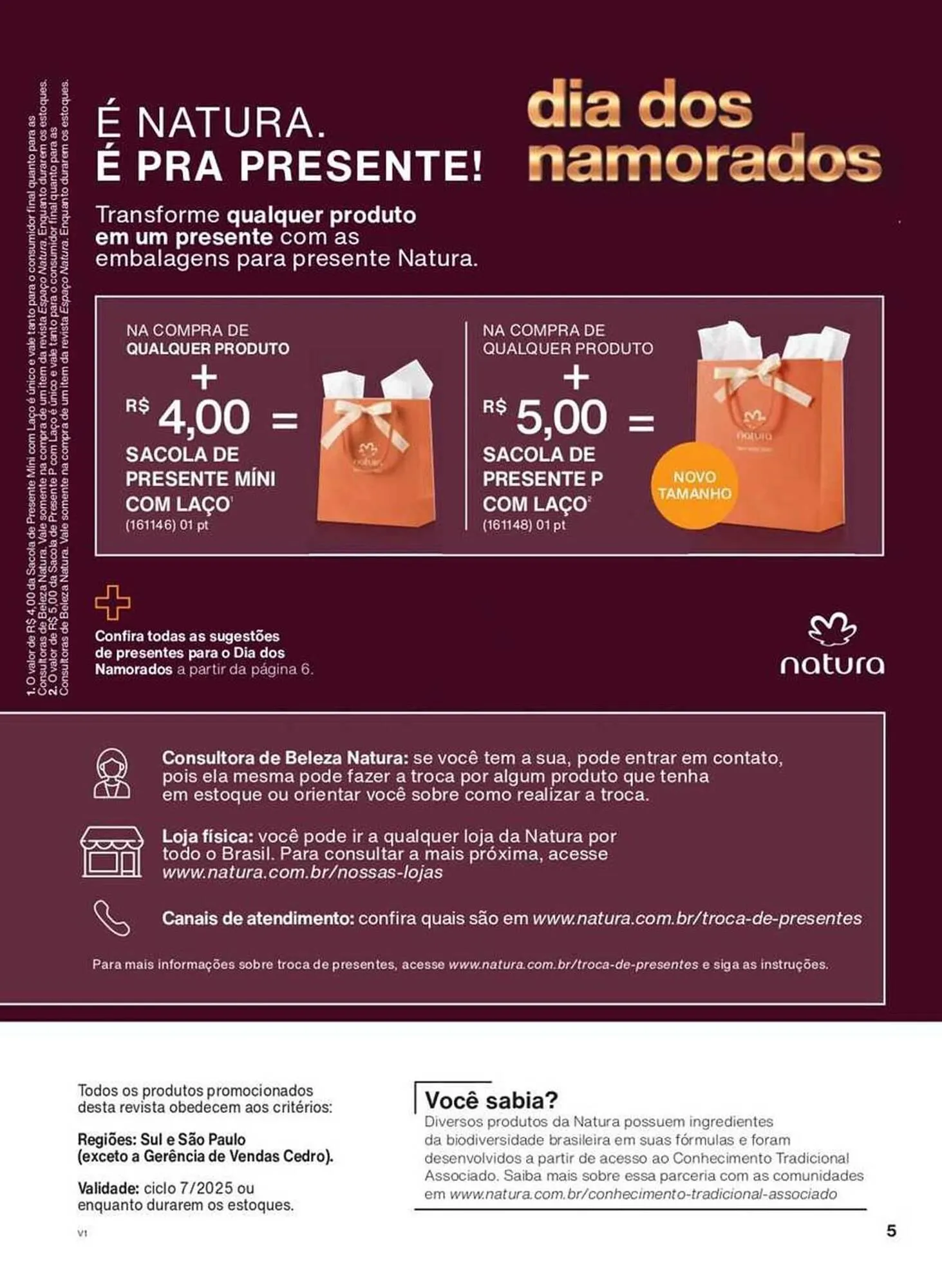 Encarte de Catálogo Natura 28 de abril até 30 de junho 2025 - Pagina 5