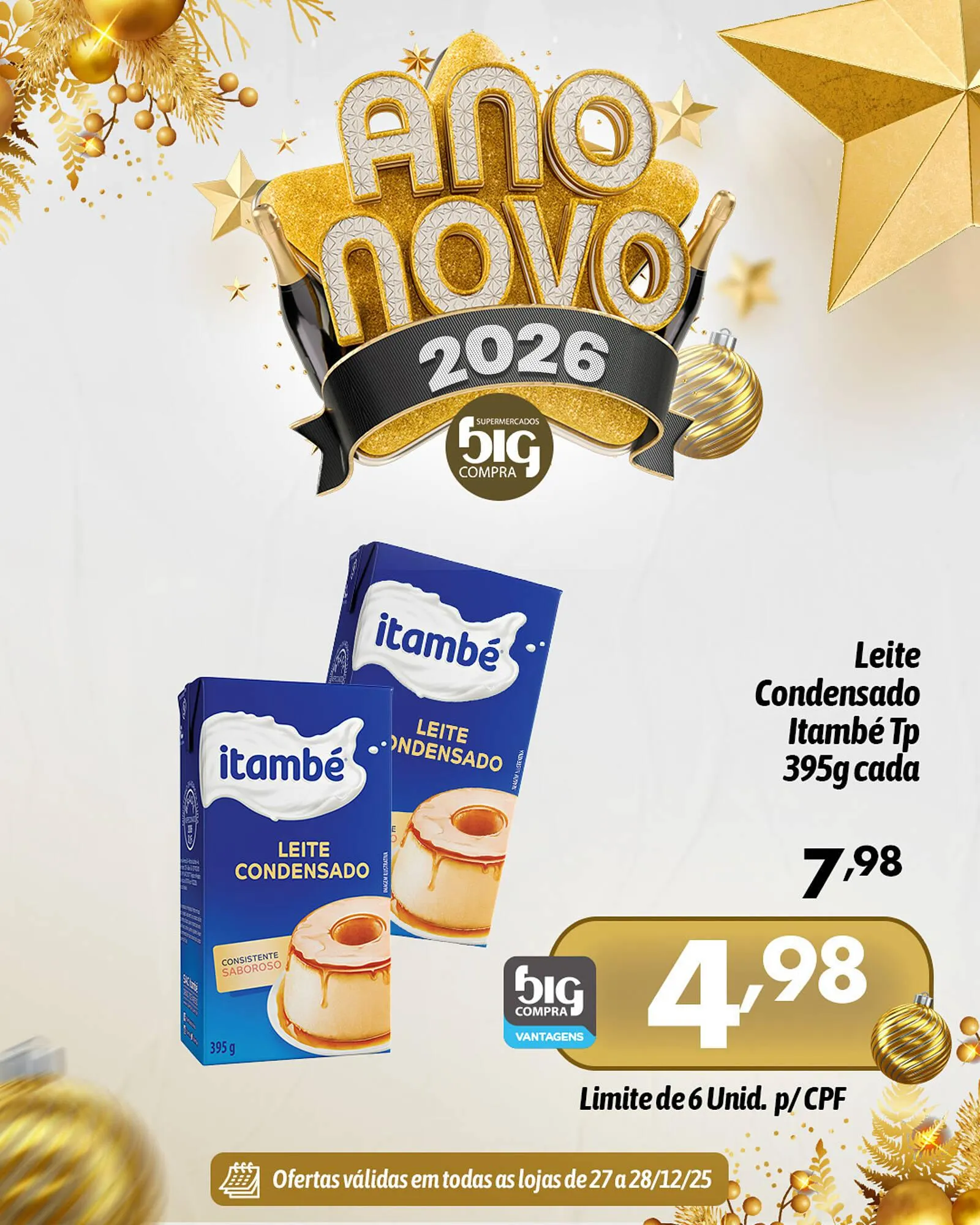 Encarte de Catálogo Supermercados Big Compra 27 de dezembro até 28 de dezembro 2025 - Pagina 3