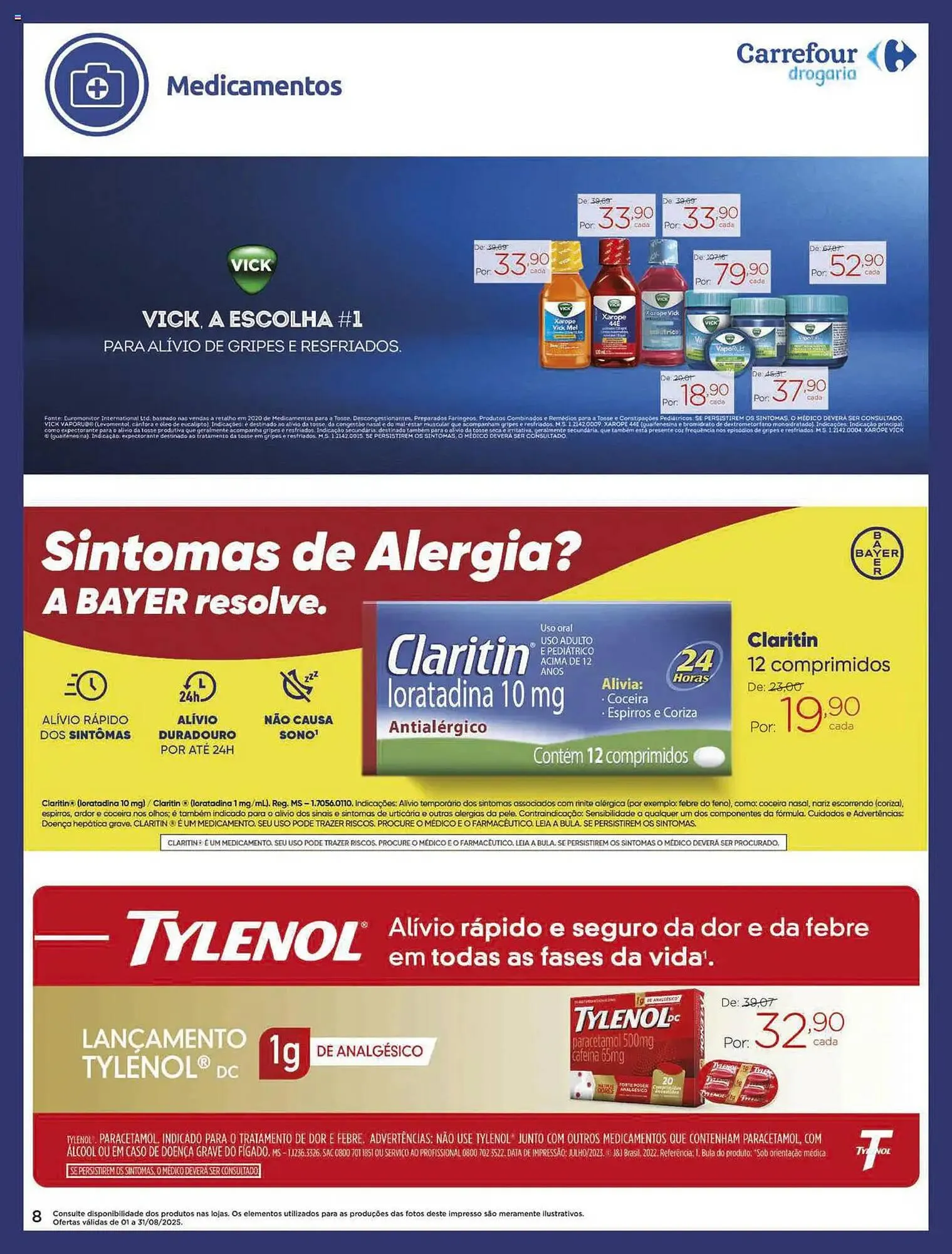 Encarte de Catálogo Carrefour 1 de agosto até 31 de agosto 2025 - Pagina 8
