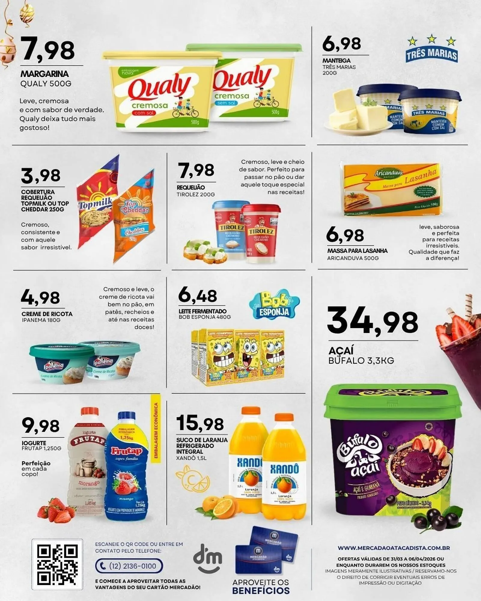 Encarte de Folheto Mercadão Atacadista 31 de março até 6 de abril 2026 - Pagina 6