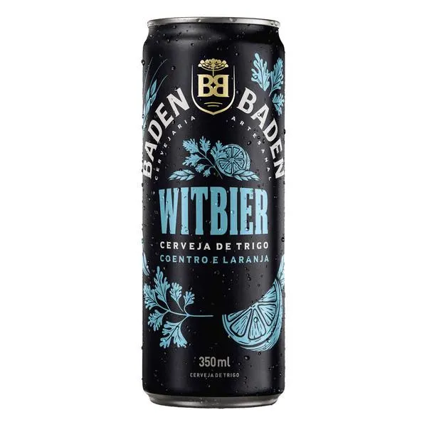 Cerveja Witbier Coentro e Laranja BADEN BADEN Lata 350ml
