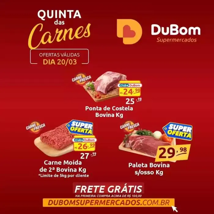 Encarte de Encarte Dubom Supermercados 24 de março até 30 de março 2025 - Pagina 7