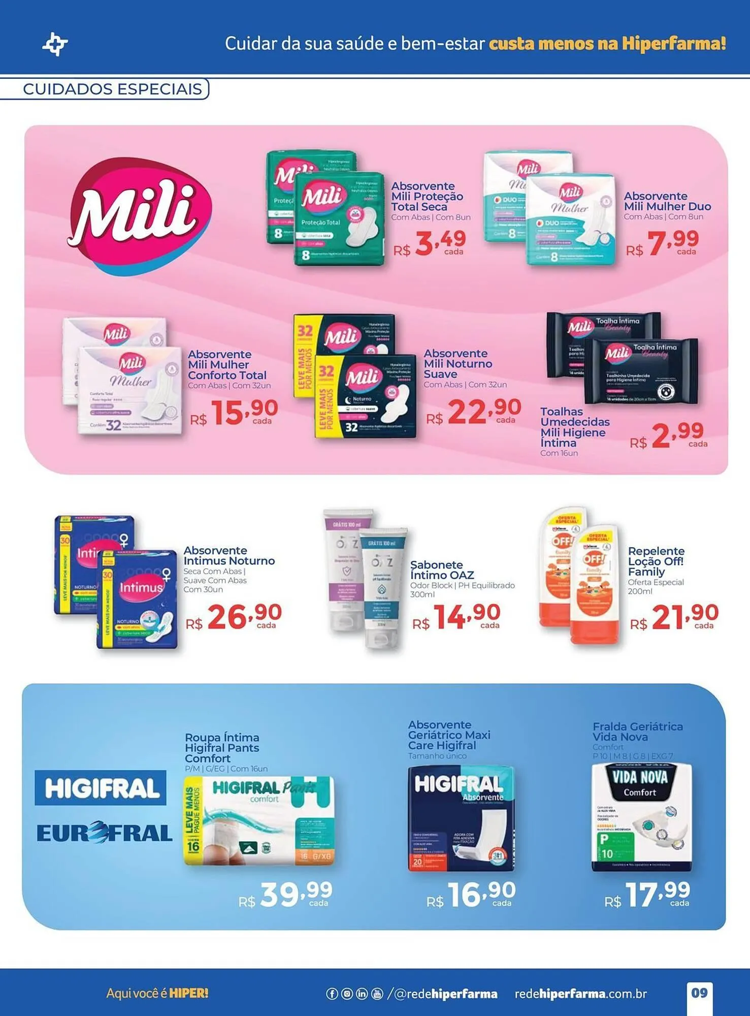 Encarte de Catálogo Hiper Farma 6 de outubro até 4 de novembro 2025 - Pagina 9