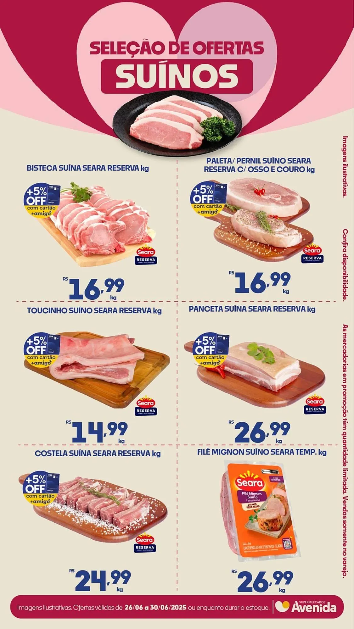 Encarte de Catálogo Supermercados Avenida 26 de junho até 30 de junho 2025 - Pagina 1