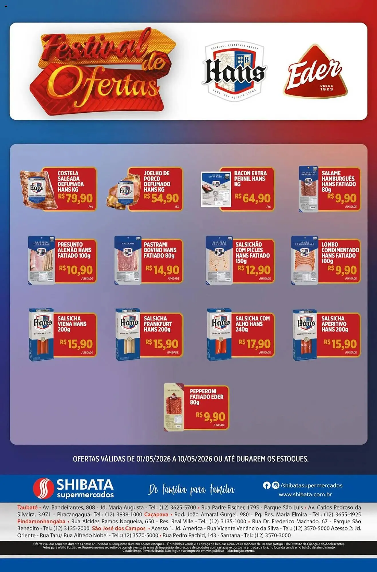 Encarte de Folheto Shibata Supermercados 1 de maio até 10 de maio 2026 - Pagina 2