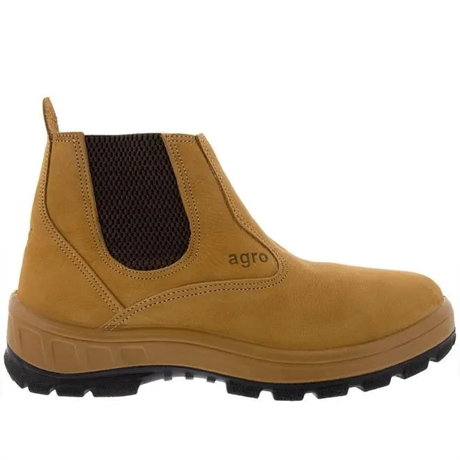 Bota Chelsea Bow River Tratorada Nobuck Couro Amarelo