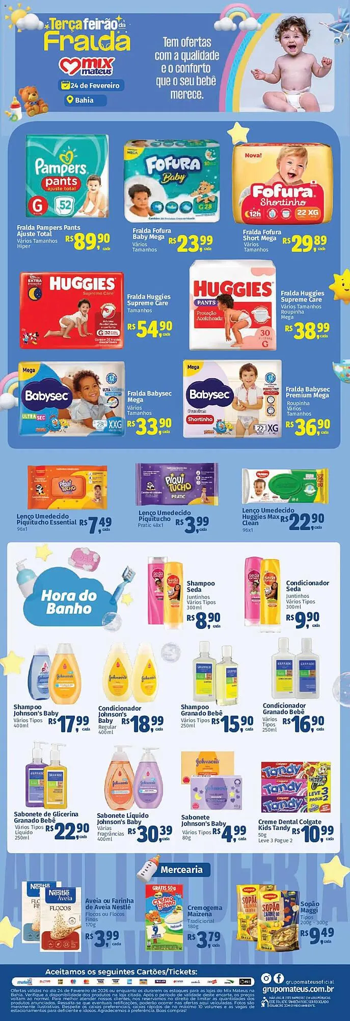 Encarte de Catálogo Supermercados Mateus 24 de fevereiro até 25 de fevereiro 2026 - Pagina 1
