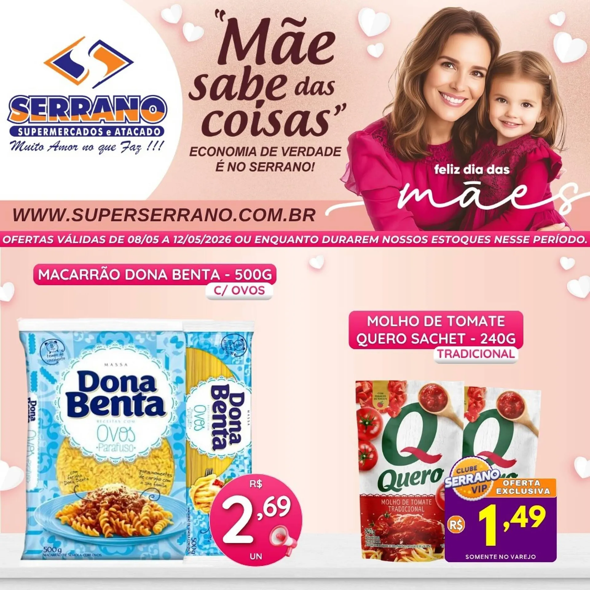 Encarte de Catálogo Serrano Supermercado 8 de maio até 12 de maio 2026 - Pagina 3