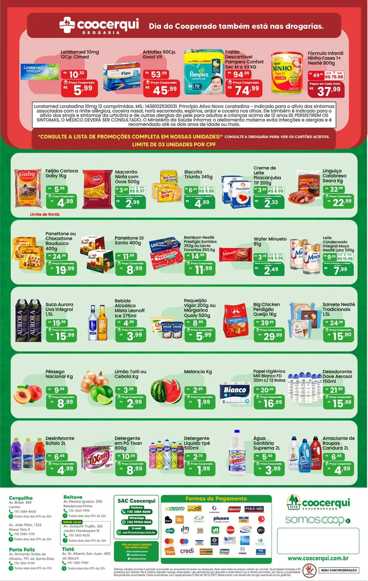 Encarte de Tabloide Coocerqui 5 de dezembro até 6 de dezembro 2025 - Pagina 2