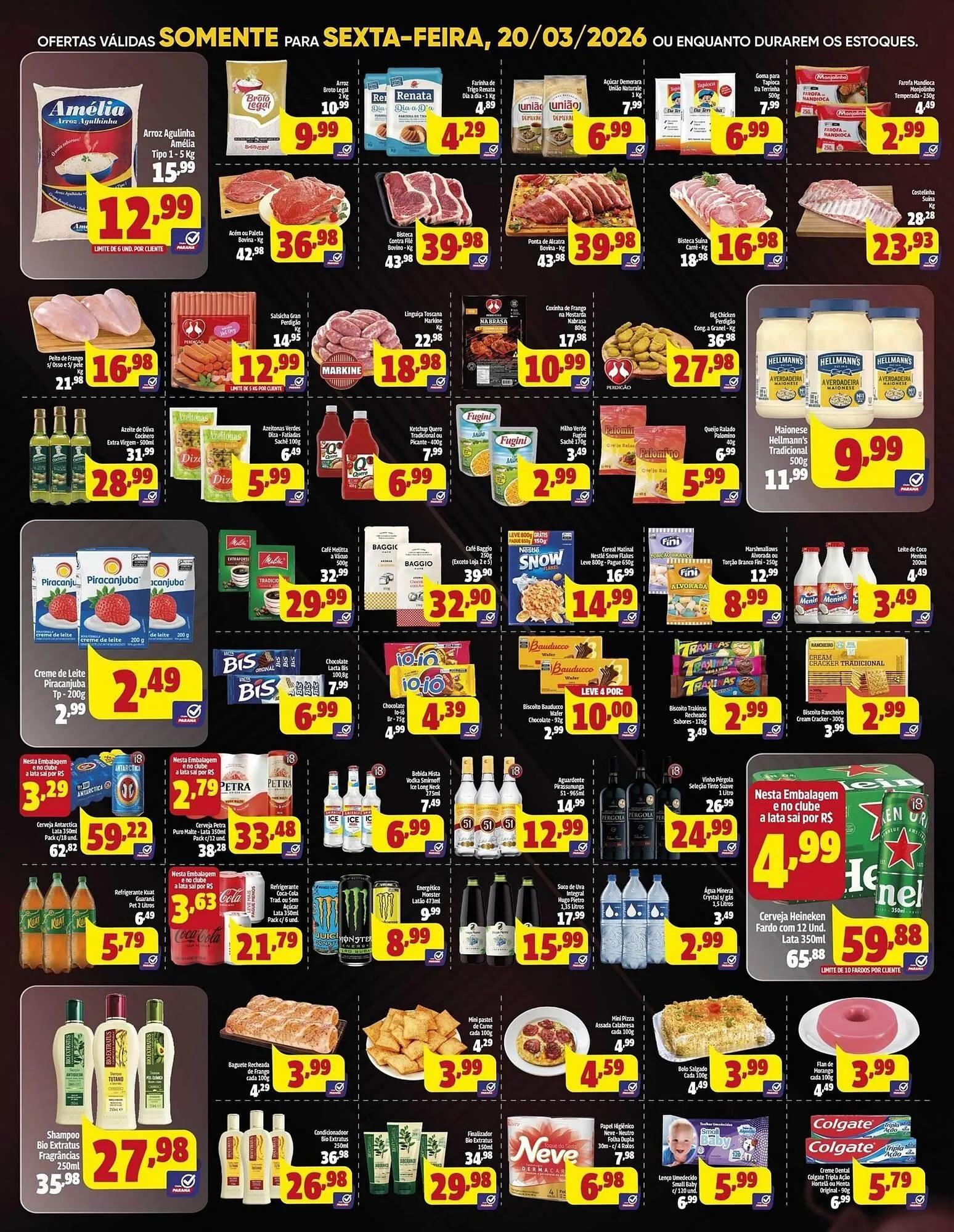 Encarte de Folheto Supermercado Paraná 19 de março até 20 de março 2026 - Pagina 2