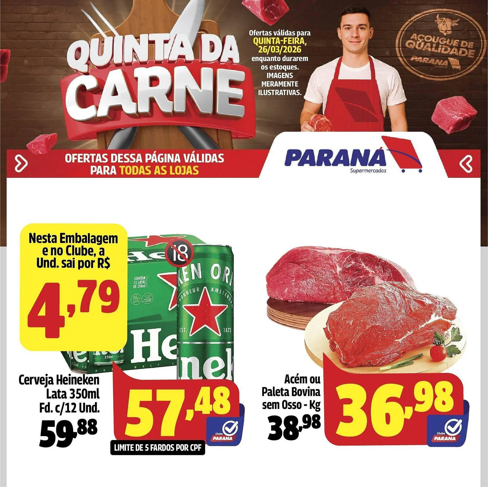 Encarte de Folheto Supermercado Paraná 26 de março até 26 de março 2026 - Pagina 3