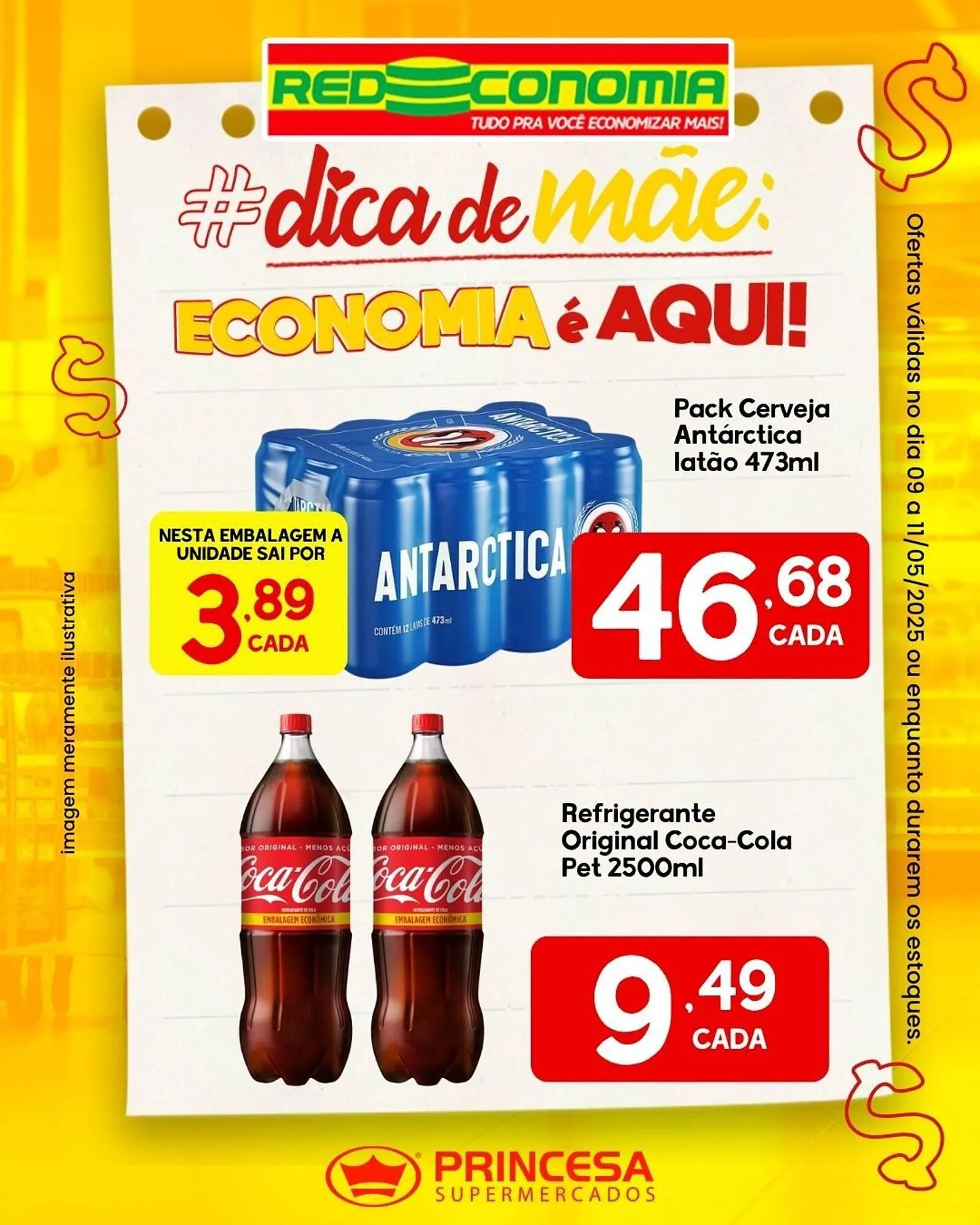 Encarte de Catálogo Supermercados Princesa 10 de maio até 11 de maio 2025 - Pagina 1