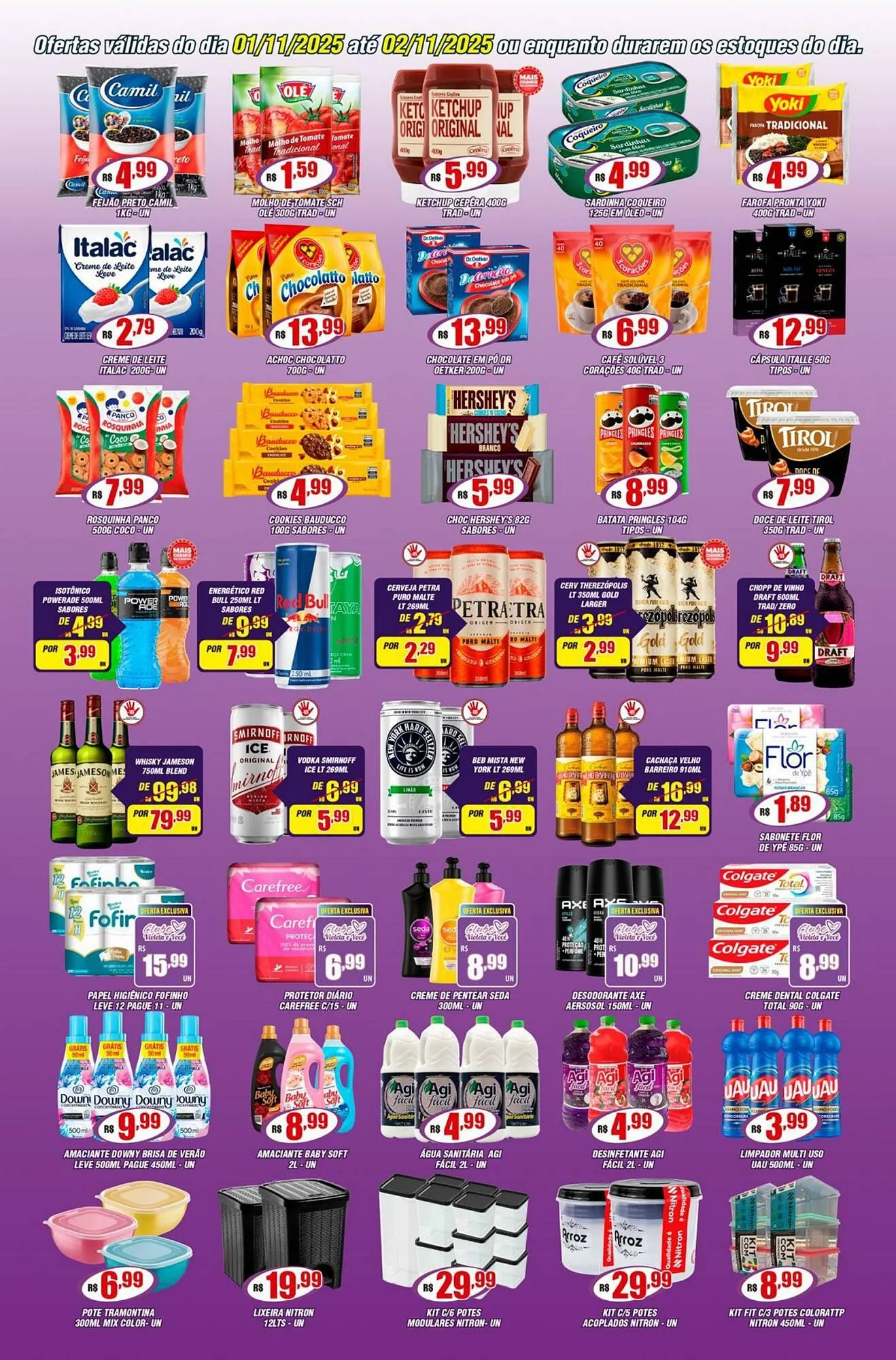 Encarte de Catálogo Violeta Supermercados 31 de outubro até 2 de novembro 2025 - Pagina 3