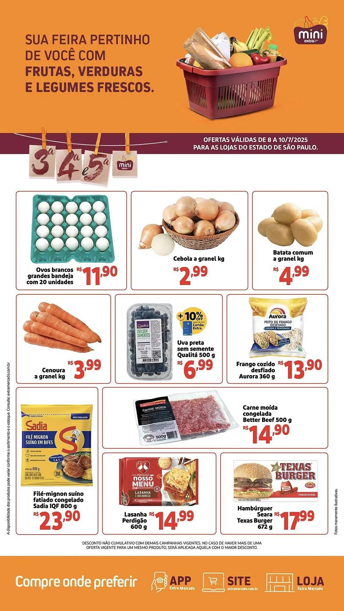 Encarte de Catálogo Mini Extra 8 de julho até 10 de julho 2025 - Pagina 1