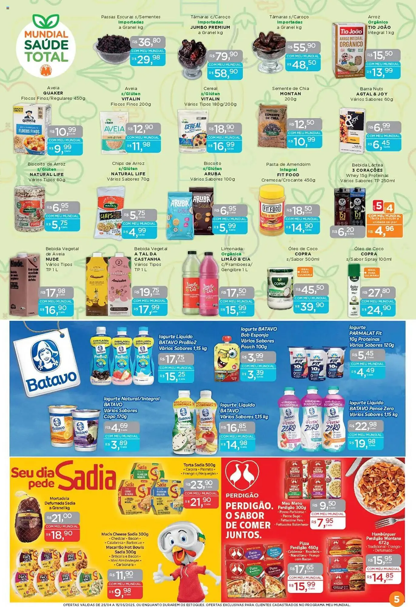 Encarte de Catálogo Supermercados Mundial 25 de abril até 15 de maio 2025 - Pagina 5