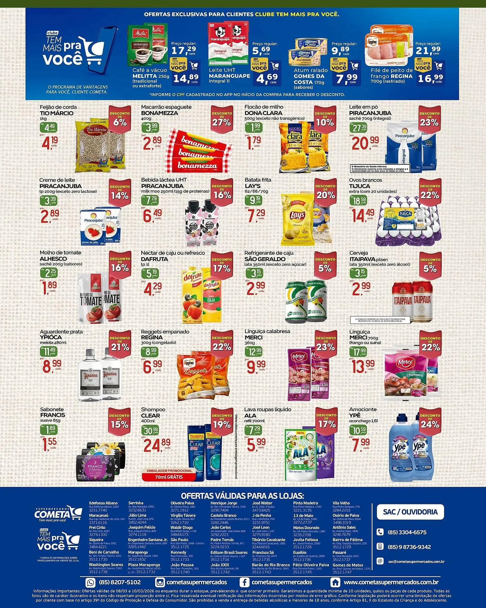 Encarte de Encarte Cometa Supermercados 8 de março até 10 de março 2026 - Pagina 2