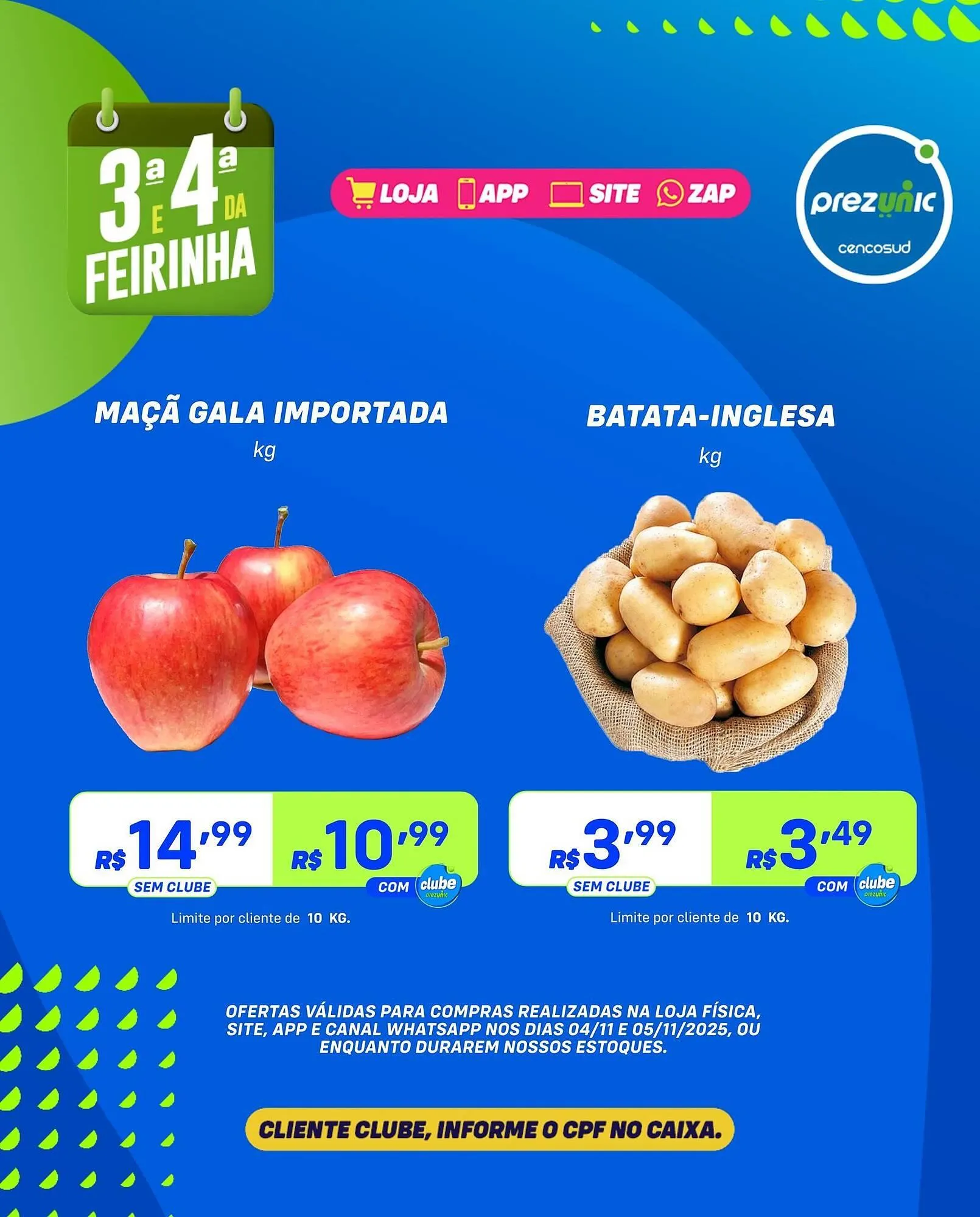 Encarte de Encarte Prezunic 4 de novembro até 5 de novembro 2025 - Pagina 2