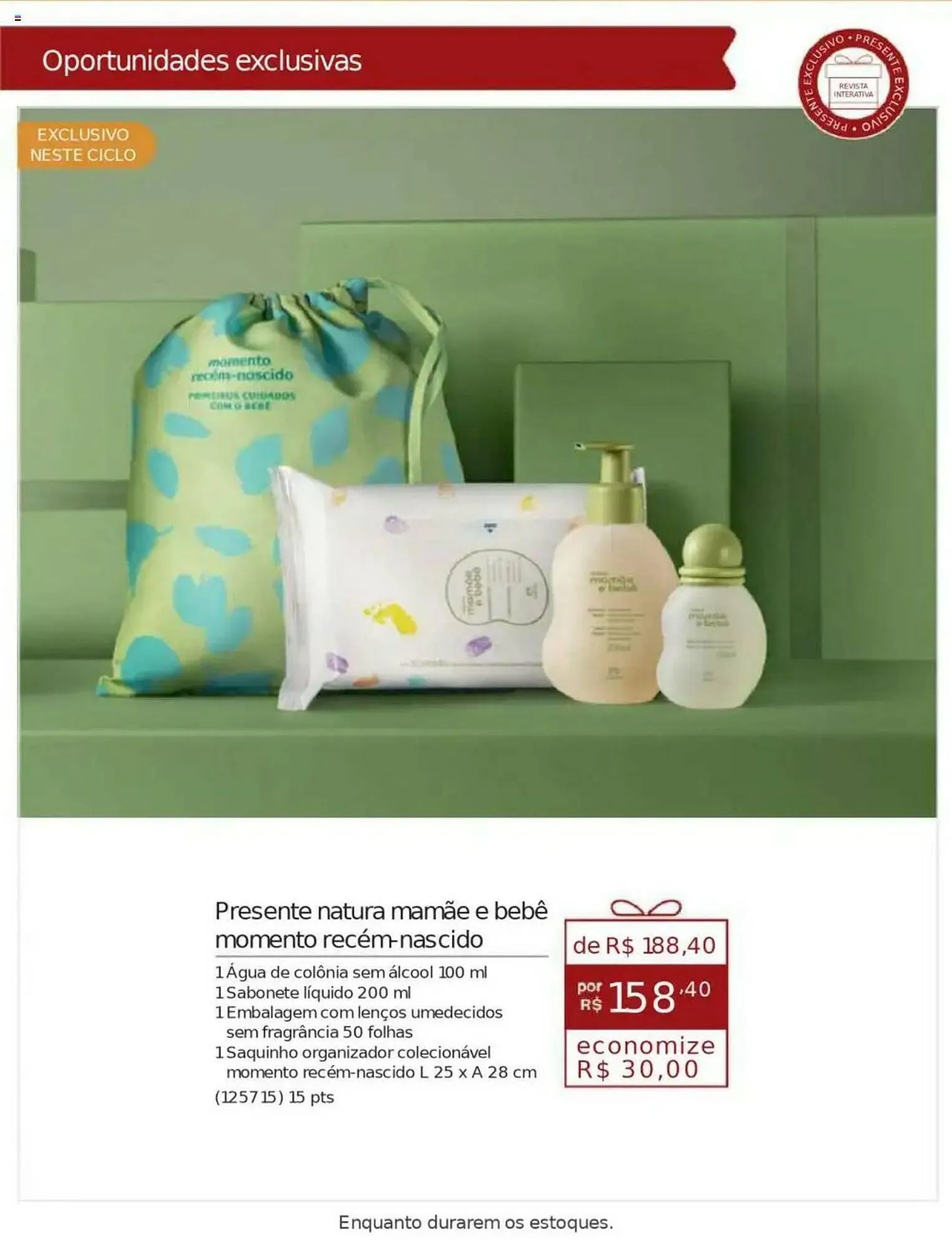 Encarte de Catálogo Natura 1 de abril até 30 de abril 2024 - Pagina 199