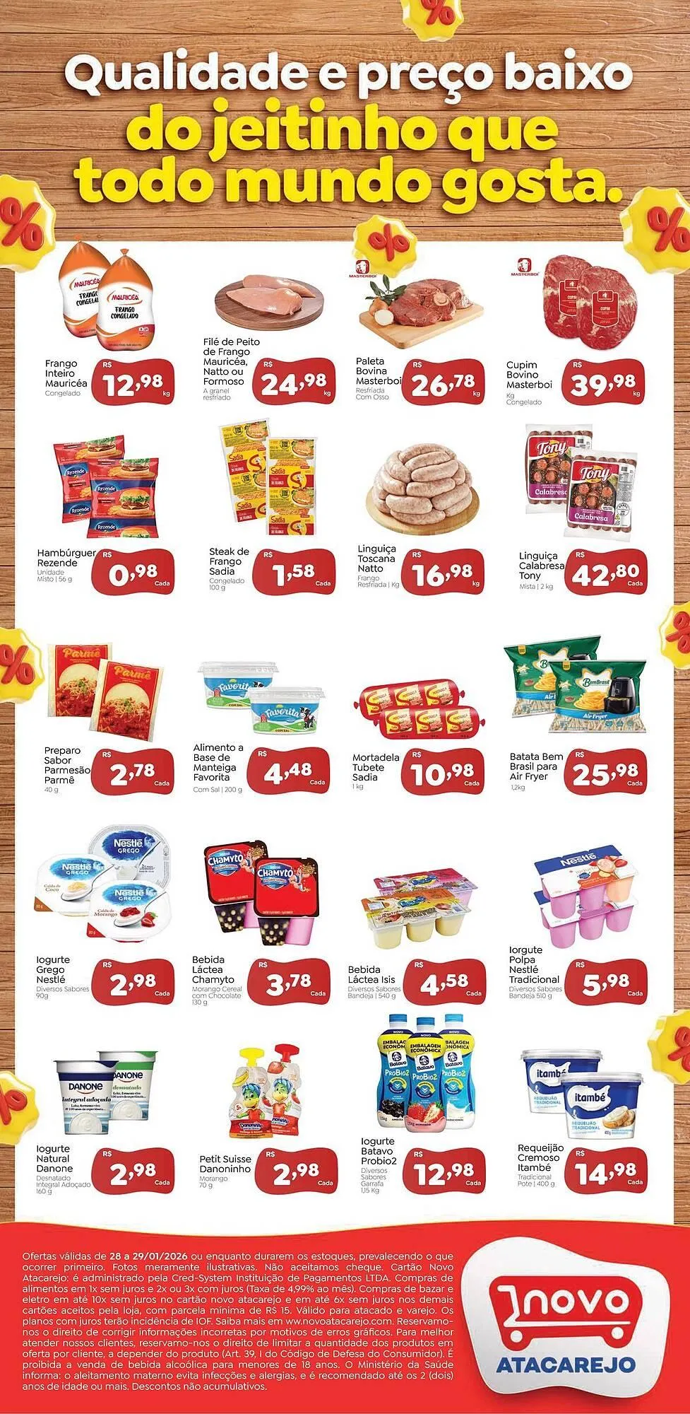 Encarte de Folheto Novo Atacarejo 28 de janeiro até 29 de janeiro 2026 - Pagina 2