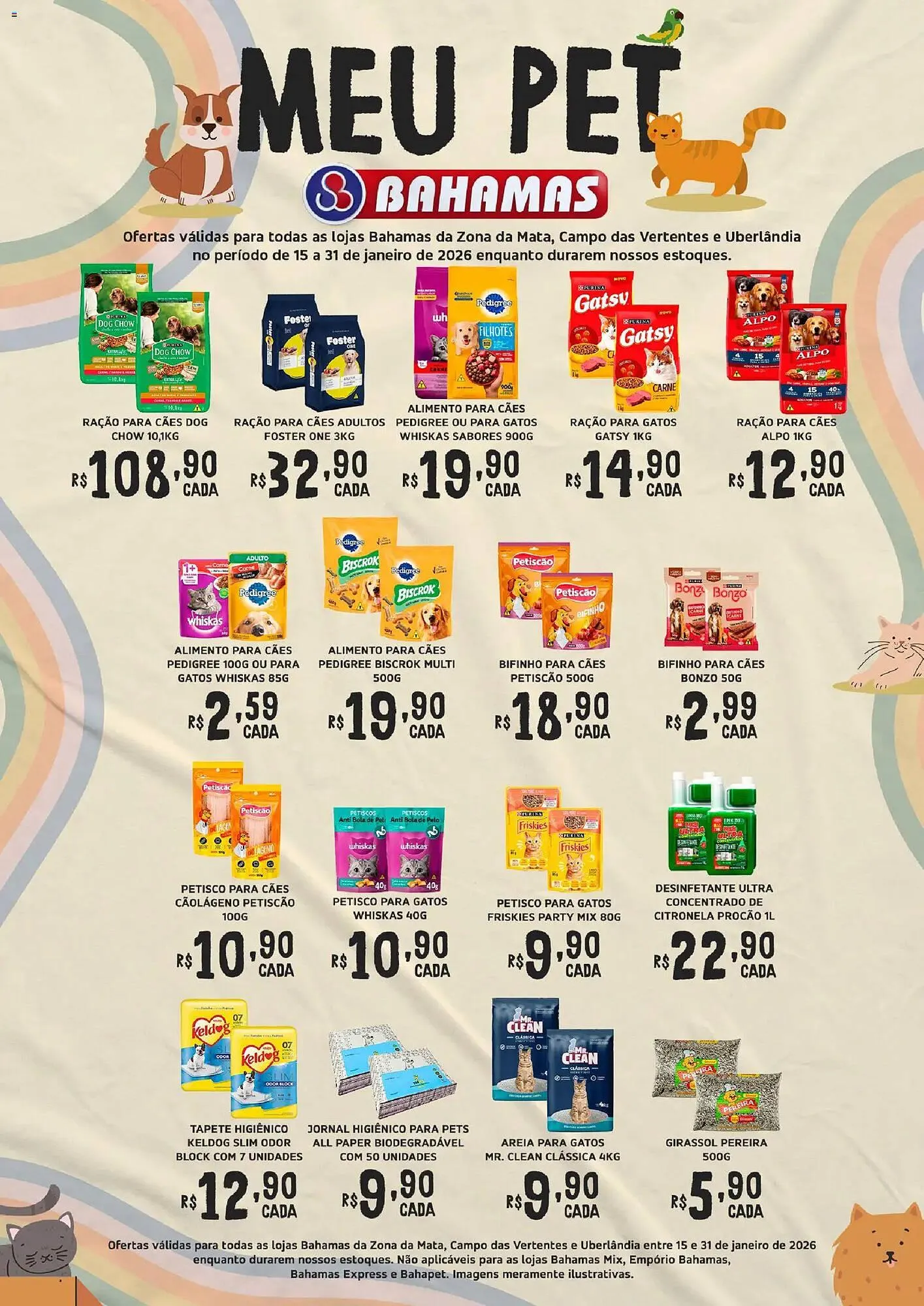 Encarte de Catálogo Bahamas Supermercados 15 de janeiro até 31 de janeiro 2026 - Pagina 1