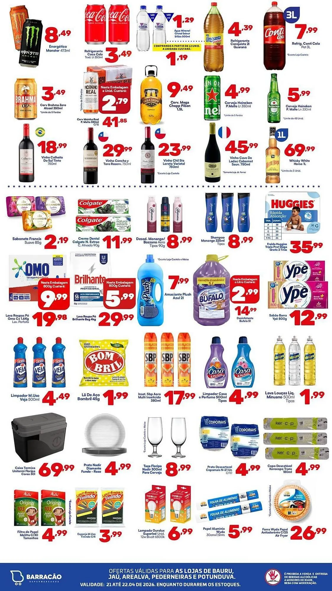Encarte de Catálogo Barracão Supermercado 21 de abril até 22 de abril 2026 - Pagina 3